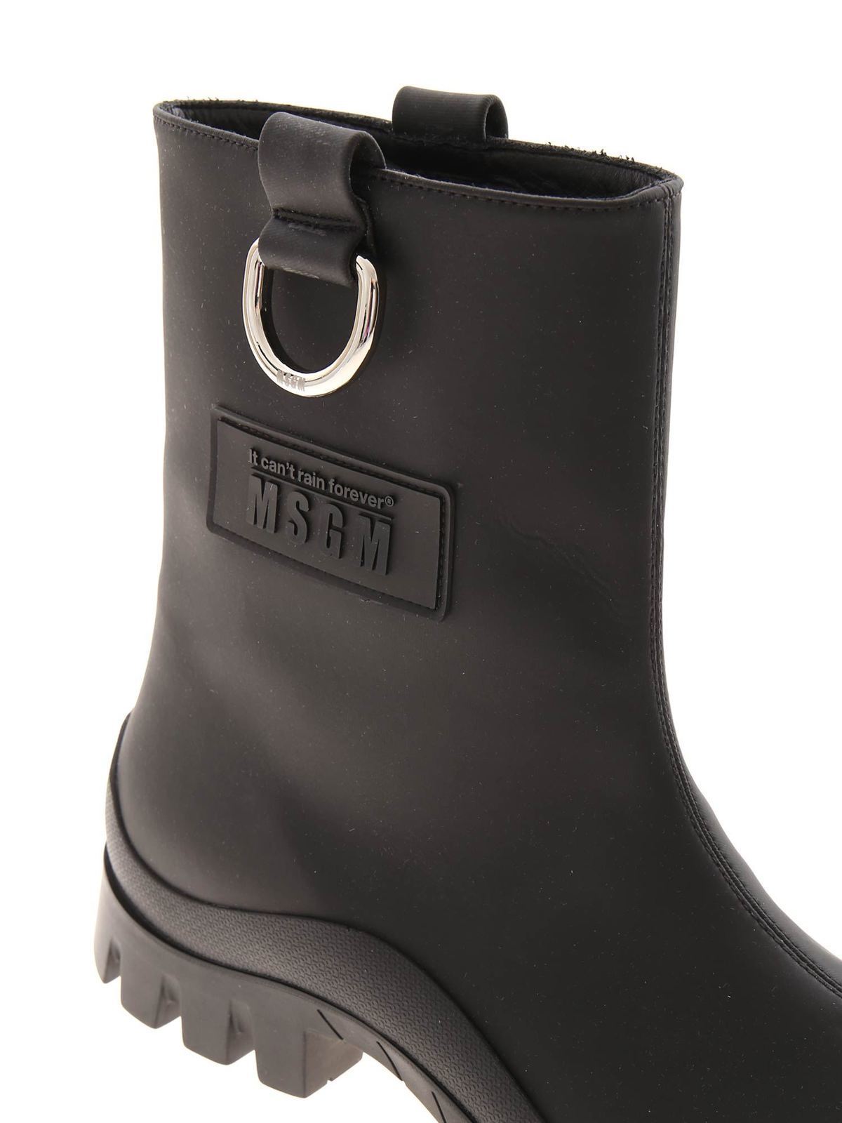 Rubberized ankle boots 3141MDS30135999 (MSGM / ブーツ ) | MSGM (エムエスジーエム)(3)
