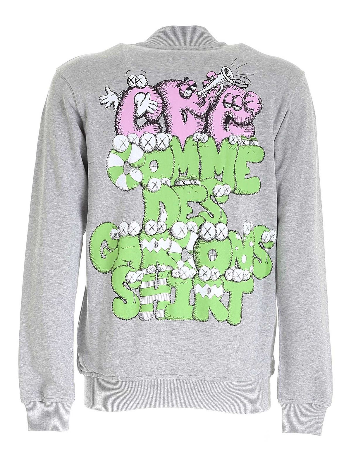 X Kaws sweatshirt in melange gray FHT002W211 (Comme Des Garçons SHIRT / スウェット・フーディー ) | Comme Des Garçons SHIRT (コムデギャルソン シャツ)(1)
