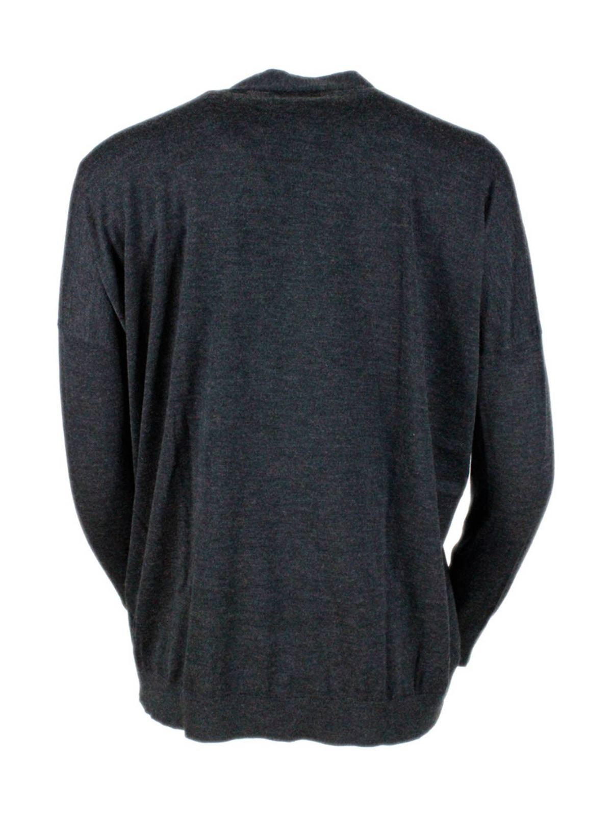 Jewel cardigan in anthracite color M13829006C055 (Brunello Cucinelli / ニット・セーター・カーディガン ) | Brunello Cucinelli (ブルネロ・クチネリ)(1)