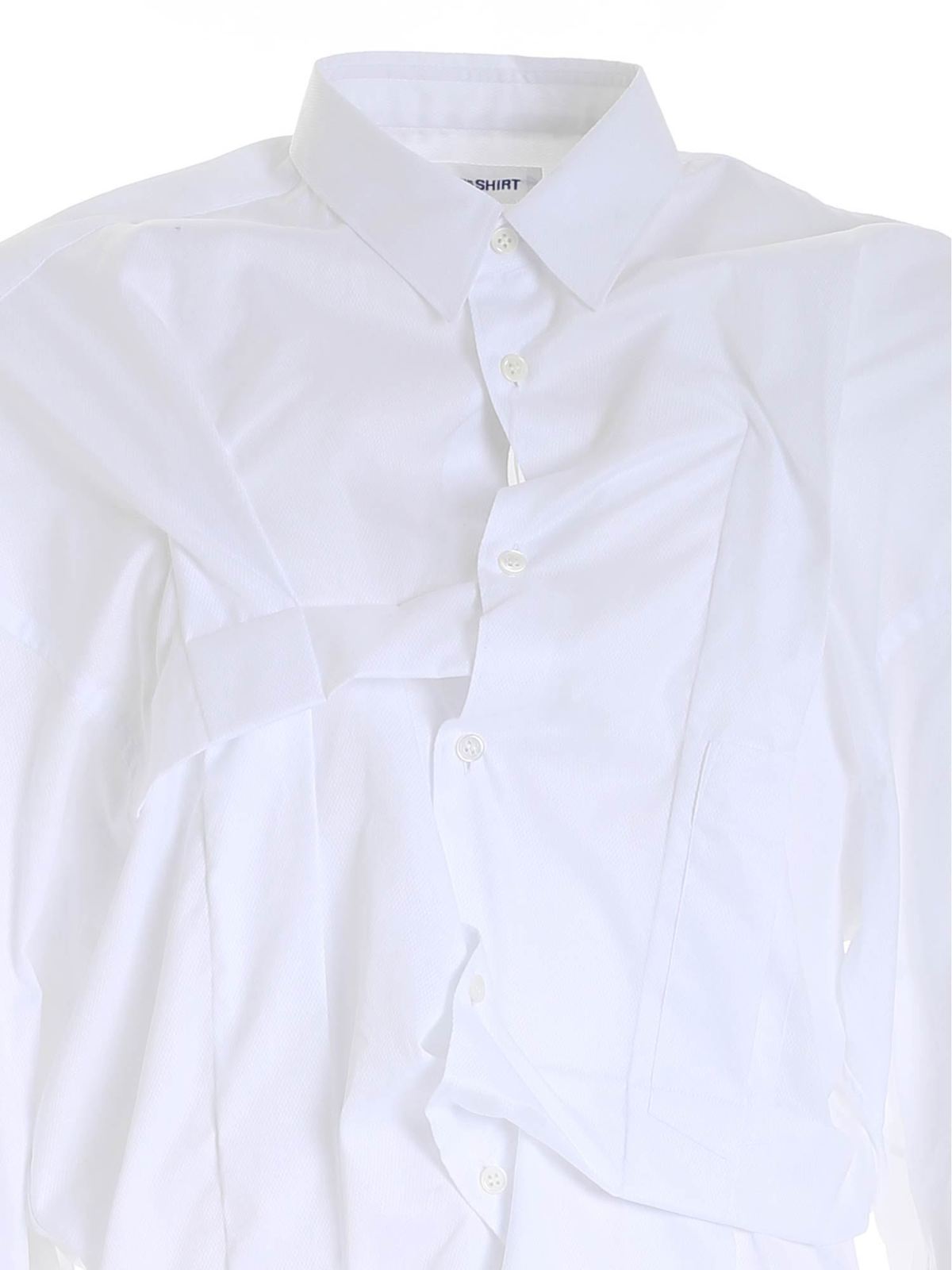 All Over Hitched shirt in white FHB041W211 (Comme Des Garçons SHIRT / シャツ・ブラウス ) | Comme Des Garçons SHIRT (コムデギャルソン シャツ)(2)