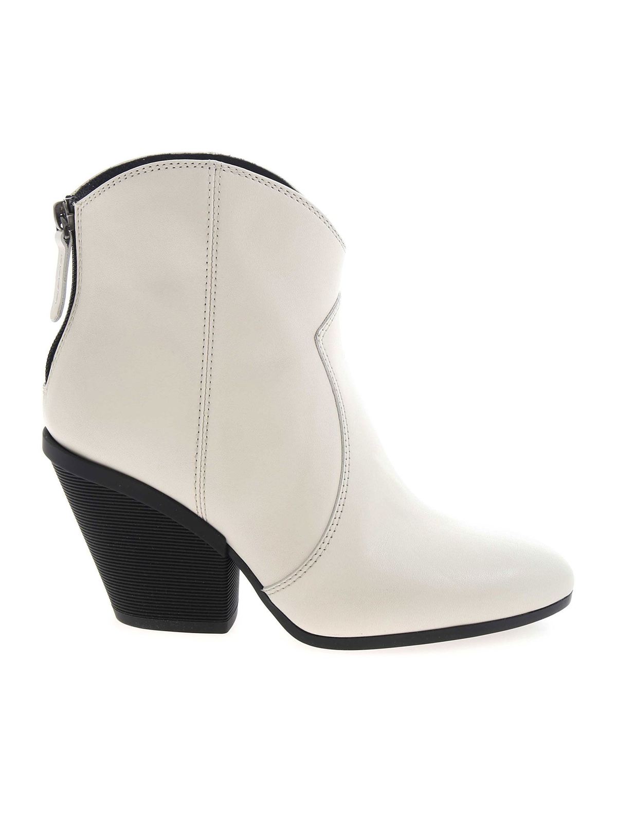 Texan ankle boots in Ecru color HXW5810DS10O6LB018 (HOGAN / ブーツ ) | HOGAN (ホーガン)