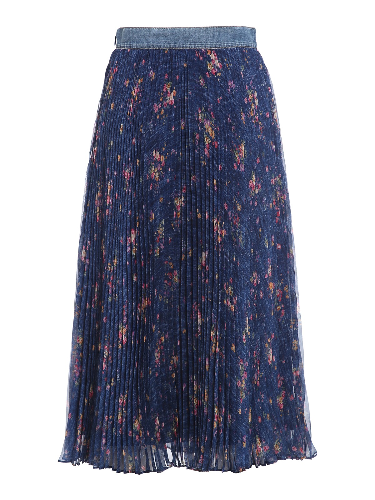 Denim trim pleated skirt 011057501300 (PHILOSOPHY / スカート ) | PHILOSOPHY (フィロソフィ)(1)