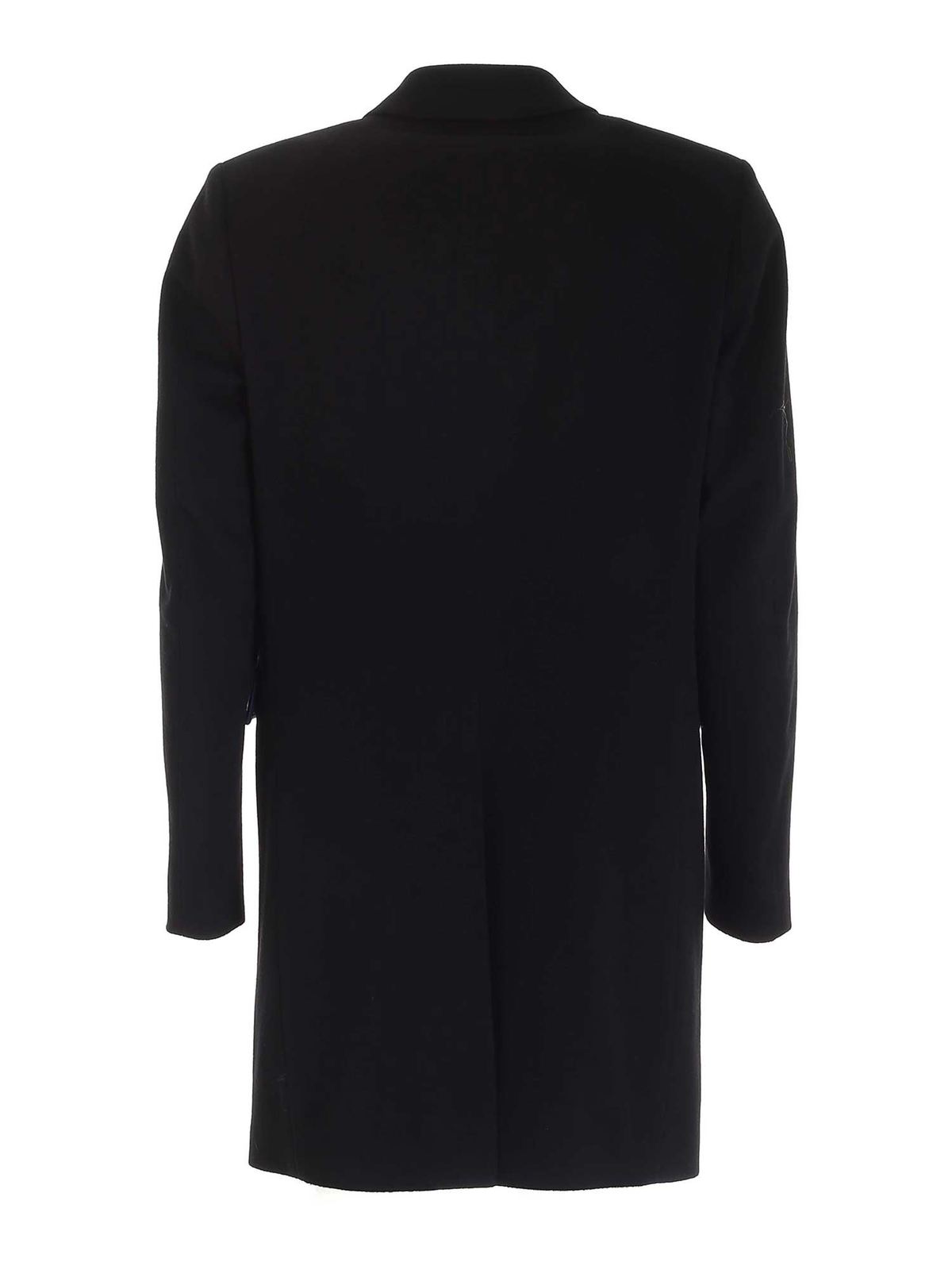 Single-breasted coat in black M1R222PG0011079 (Paul Smith / コート・ダウン ) | Paul Smith (ポール・スミス)(1)