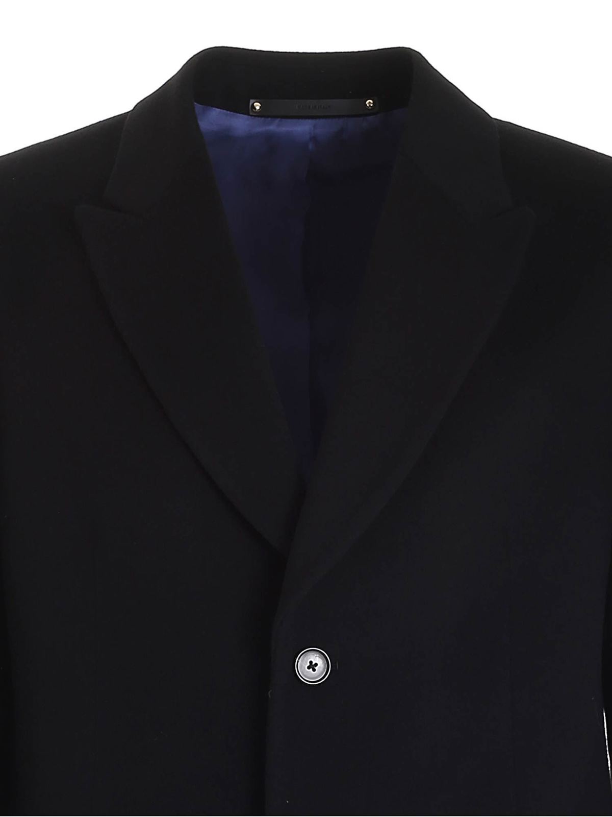 Single-breasted coat in black M1R222PG0011079 (Paul Smith / コート・ダウン ) | Paul Smith (ポール・スミス)(2)