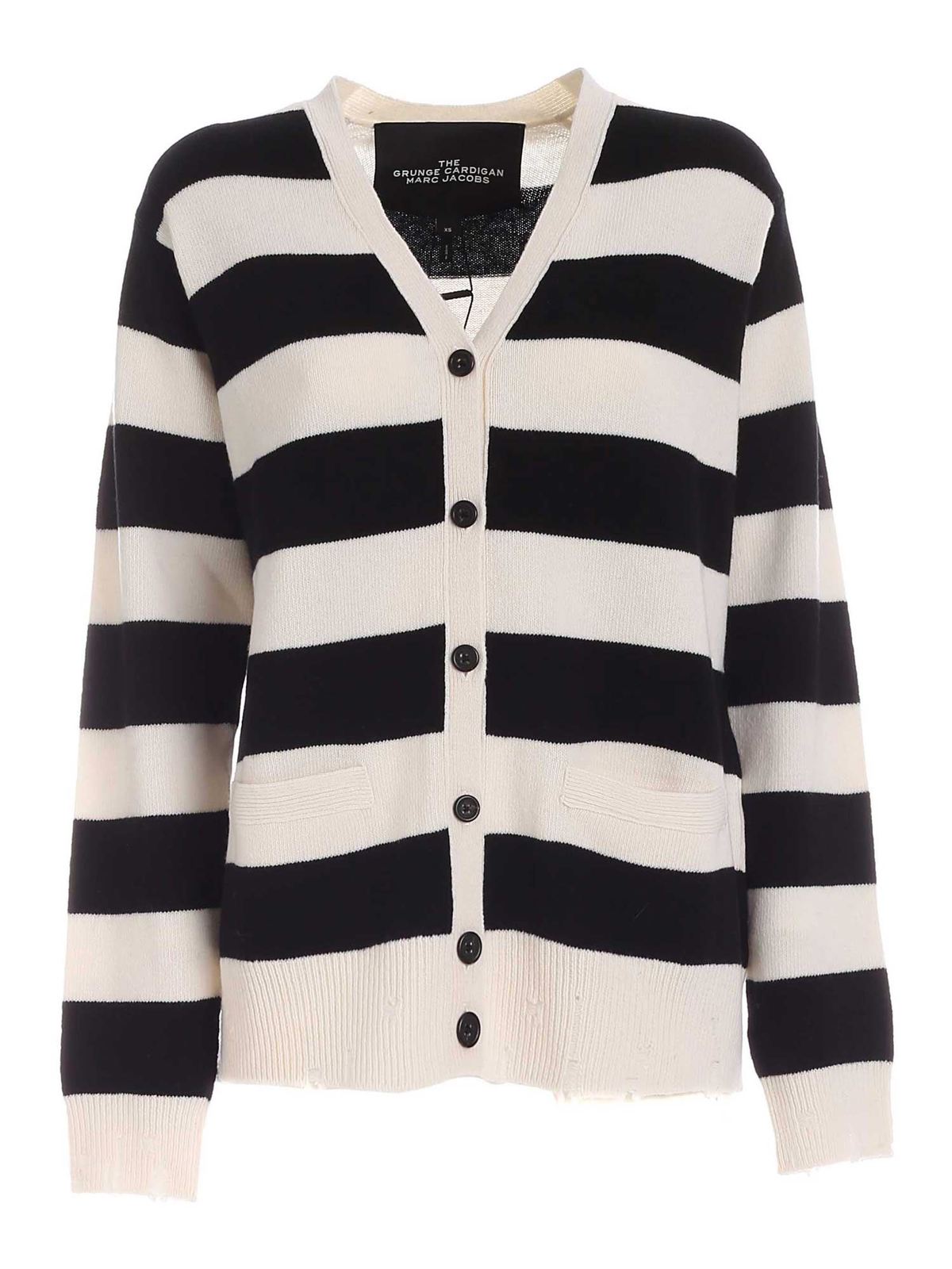 Striped wool cardigan N6000073112 (Marc Jacobs / ニット・セーター・カーディガン ) | Marc Jacobs (マーク ジェイコブス)