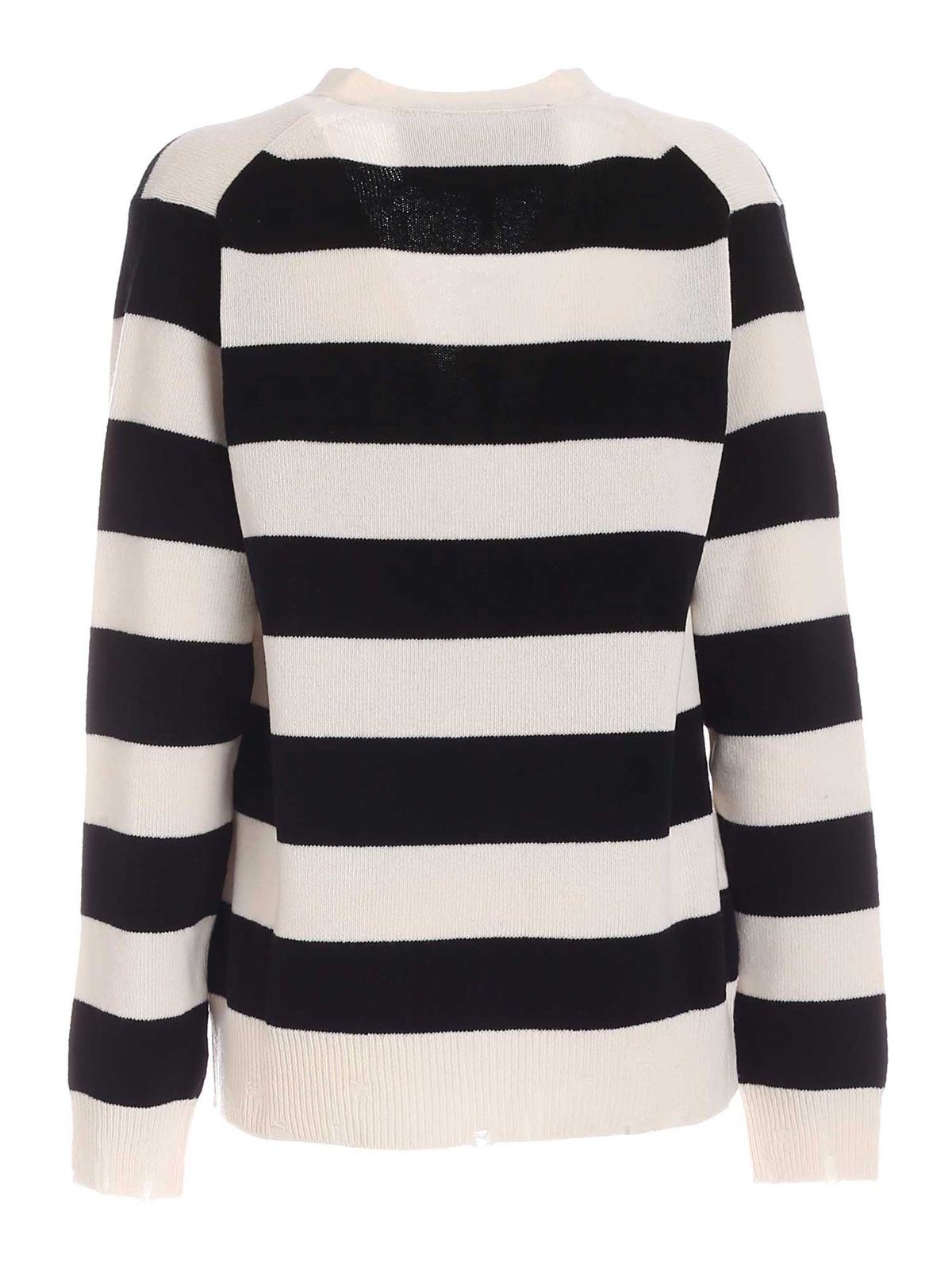 Striped wool cardigan N6000073112 (Marc Jacobs / ニット・セーター・カーディガン ) | Marc Jacobs (マーク ジェイコブス)(1)