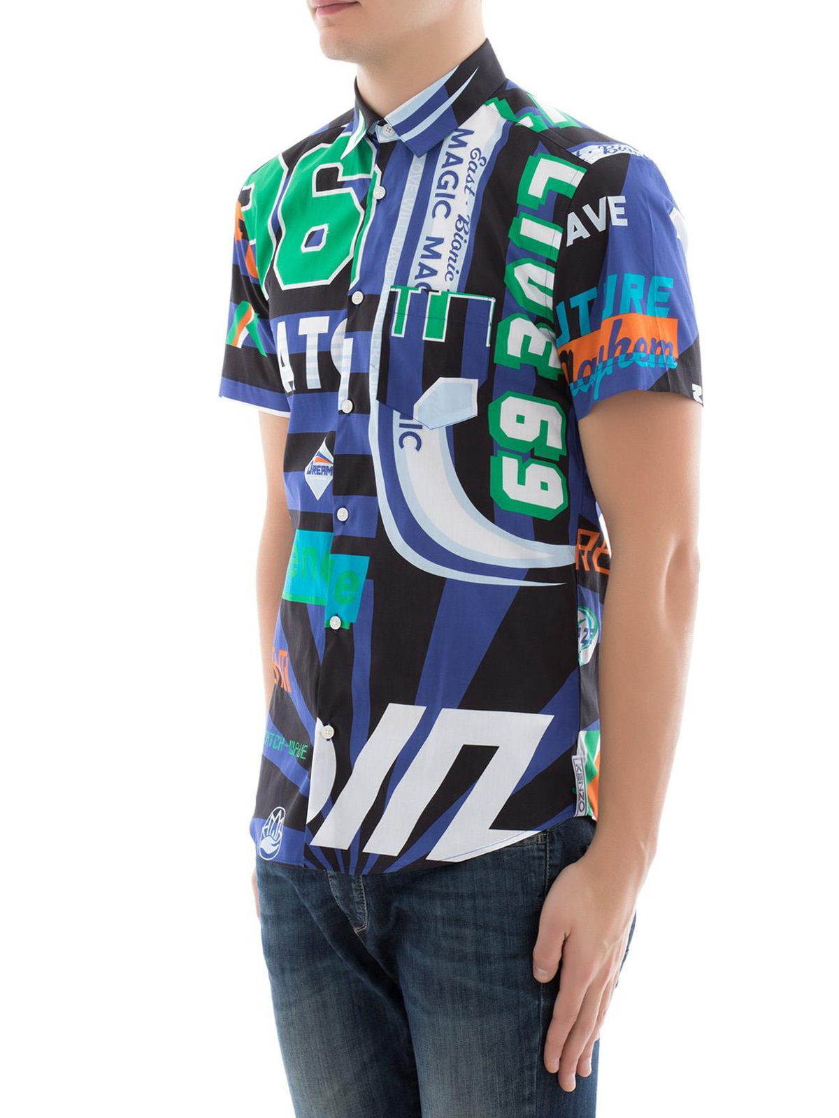 Hyper Kenzo cotton shirt F855CH5001LN (KENZO / シャツ・ブラウス ) | KENZO (ケンゾー)(1)