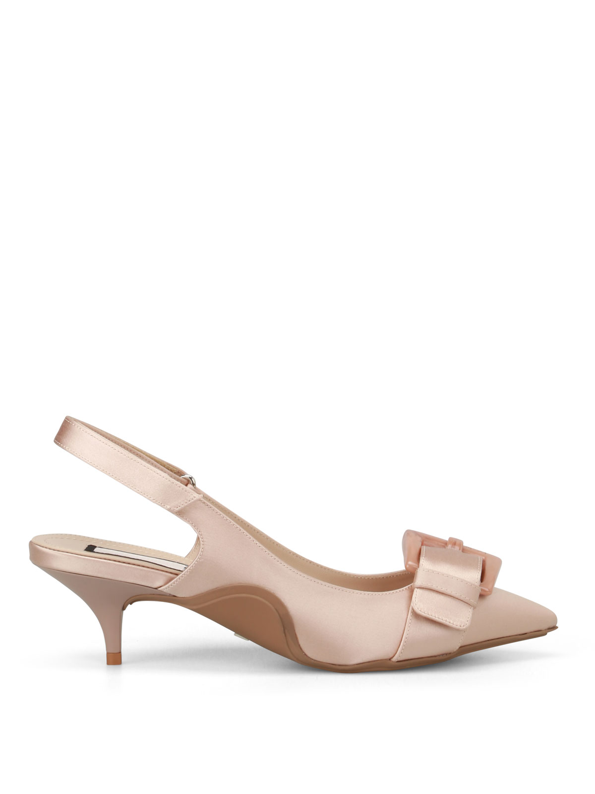 Marbled effect buckle slingbacks N218E890100010401 (N°21 / パンプス・ハイヒール ) | N°21 (ヌメロ ヴェントゥーノ)