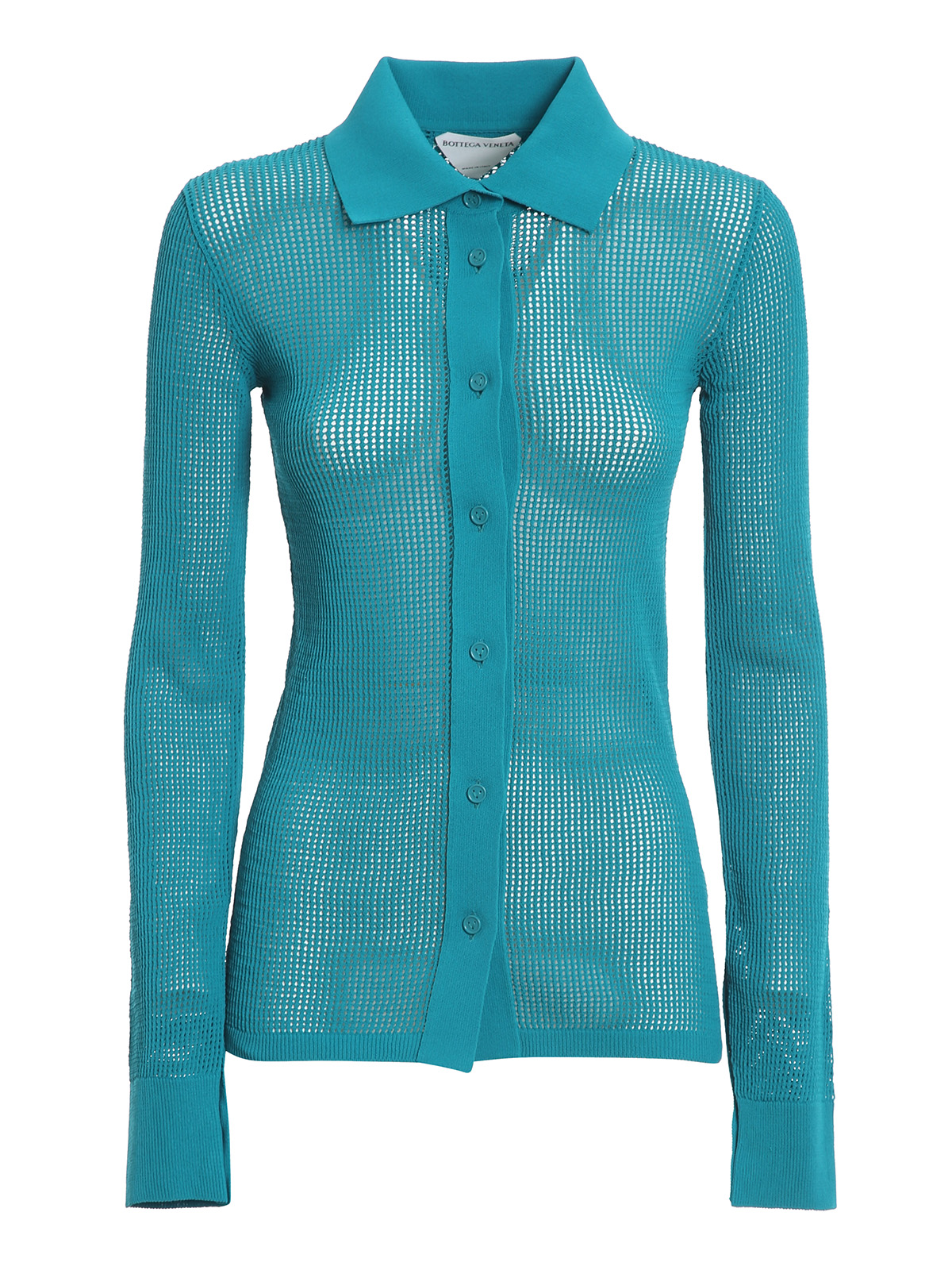 Green tech canvas polo 648977V0BN03103 (Bottega Veneta / シャツ・ブラウス ) | Bottega Veneta (ボッテガ・ヴェネタ)