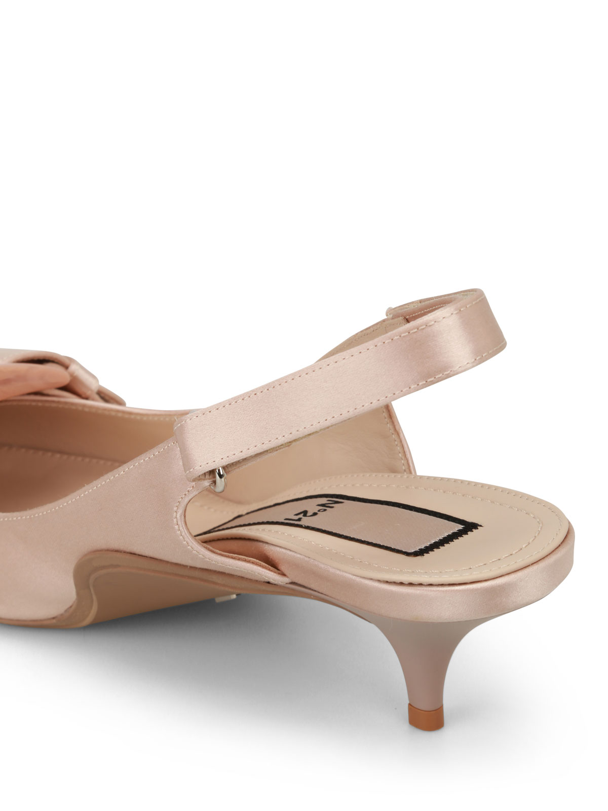 Marbled effect buckle slingbacks N218E890100010401 (N°21 / パンプス・ハイヒール ) | N°21 (ヌメロ ヴェントゥーノ)(3)
