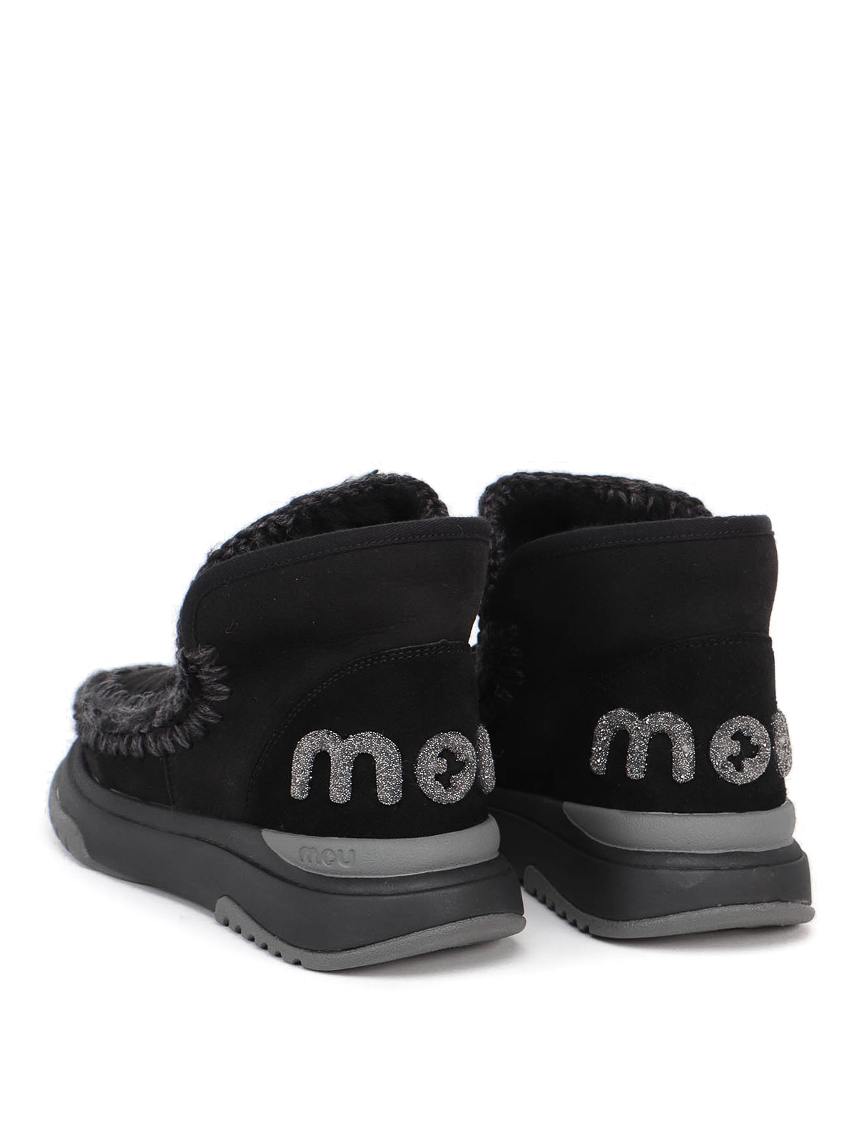 Eskimo Jogger glitter logo sneaker MUFW421001ABKBK (mou / ブーツ ) | mou (ムー)(2)