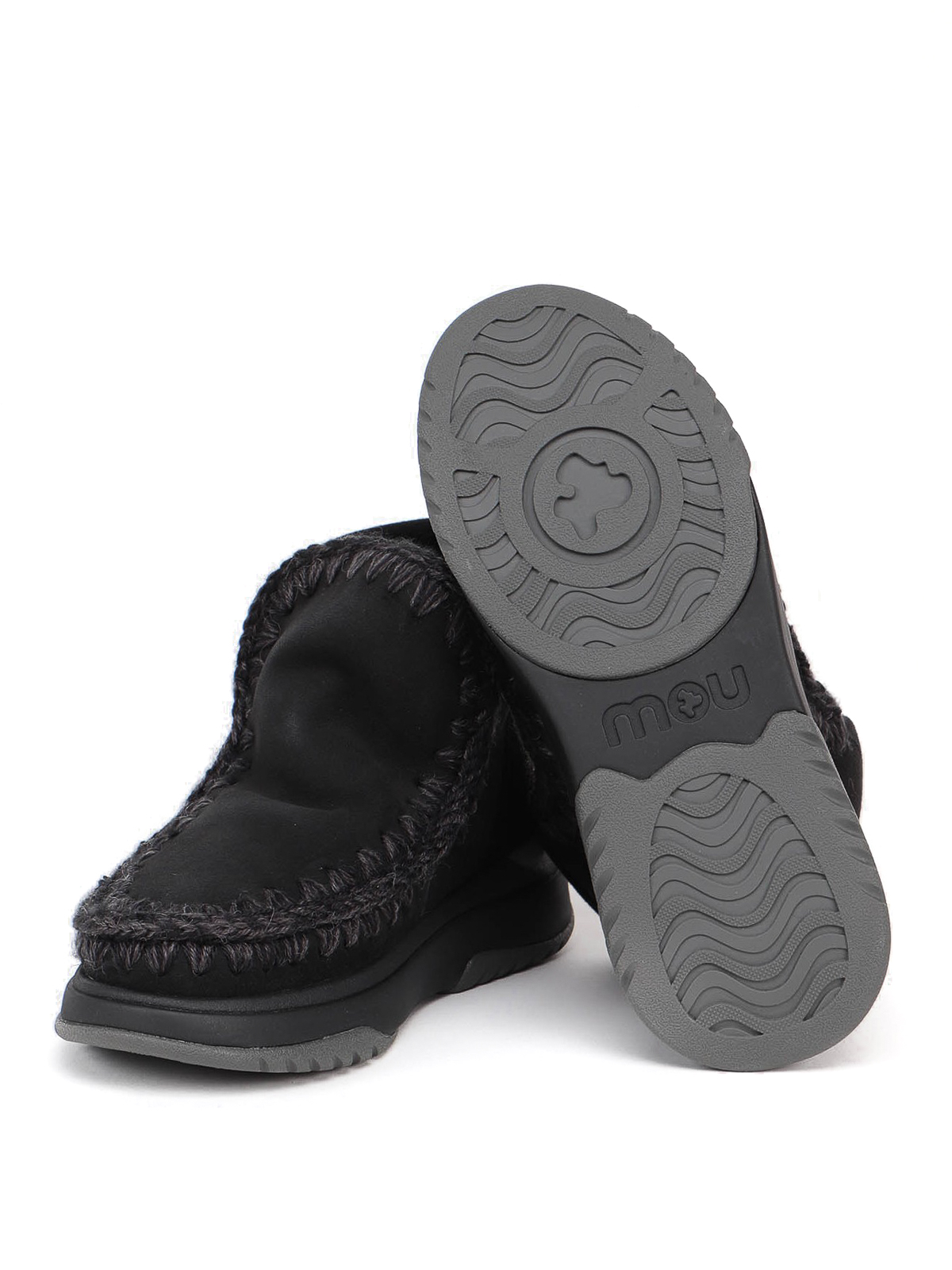 Eskimo Jogger glitter logo sneaker MUFW421001ABKBK (mou / ブーツ ) | mou (ムー)(3)