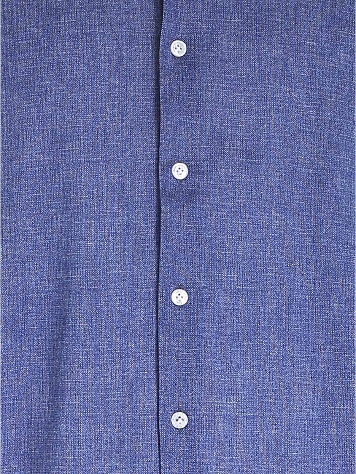Melange shirt in blue FJ15J13402 (SONRISA / シャツ・ブラウス ) | SONRISA (ソンリーサ)(2)
