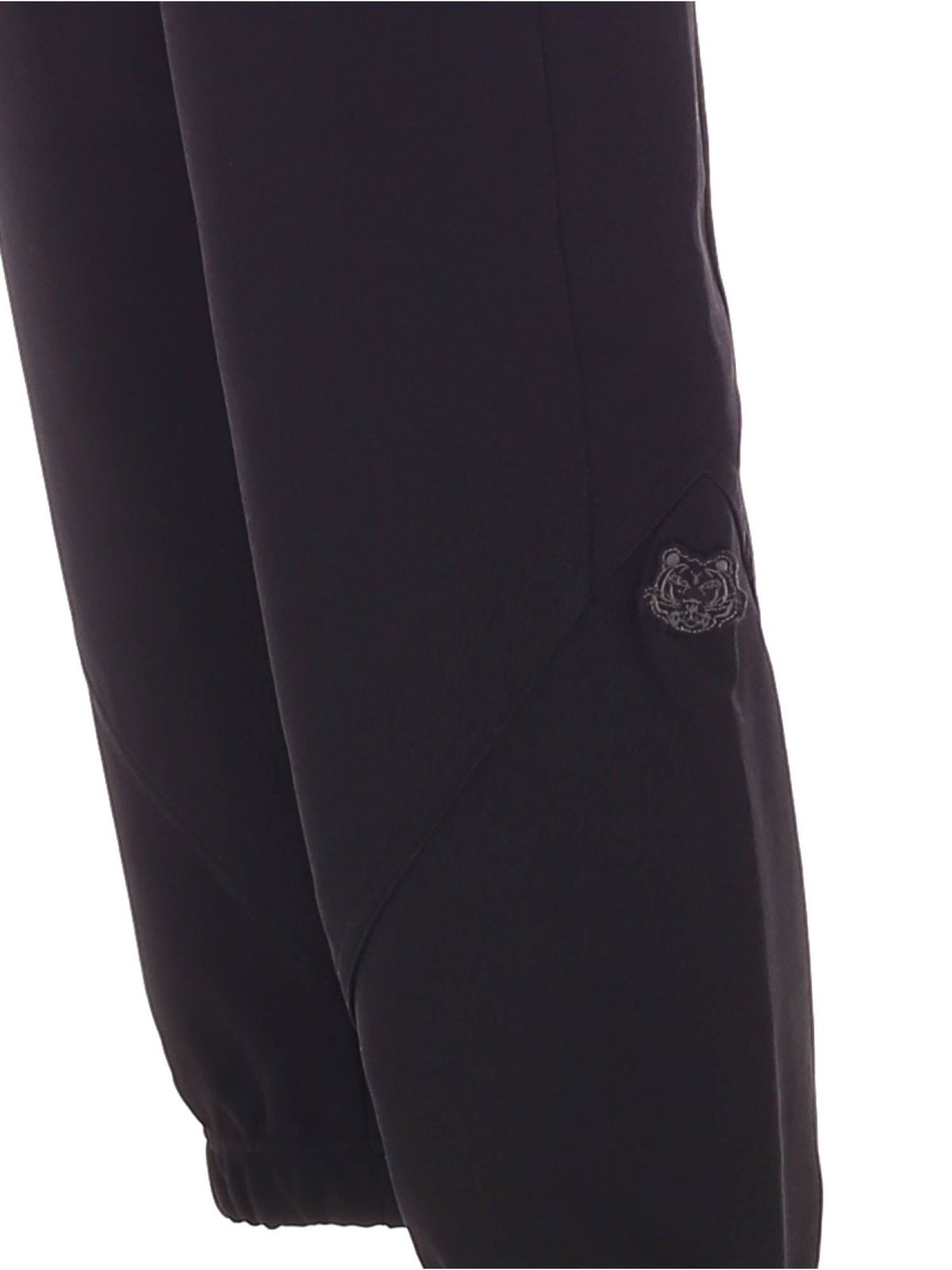 Logo pants in black FB65PA7514IP99 (KENZO / パンツ ) | KENZO (ケンゾー)(2)