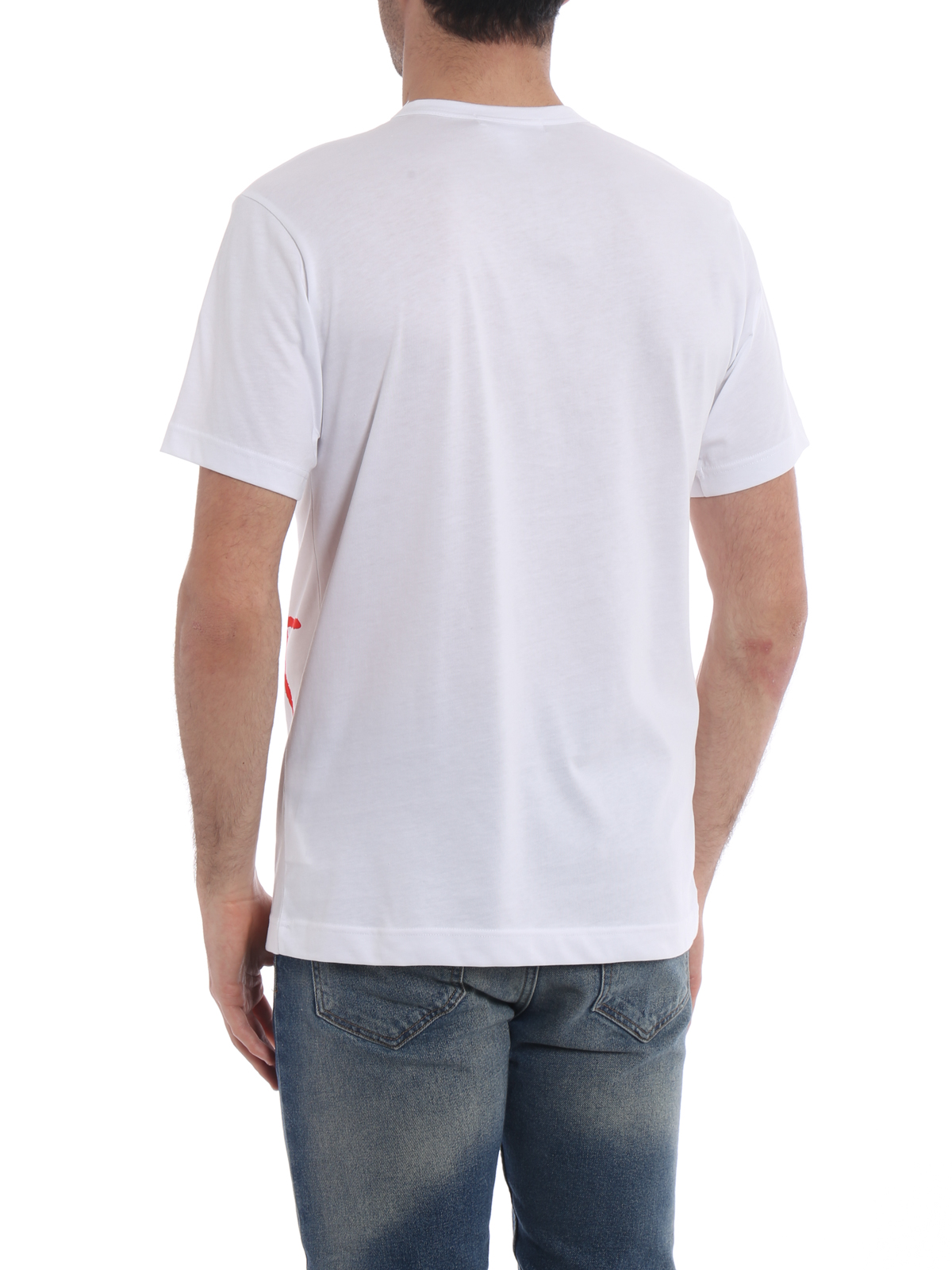 Red Shirt print cotton T-shirt S261141 (Comme Des Garçons SHIRT / Tシャツ・カットソー ) | Comme Des Garçons SHIRT (コムデギャルソン シャツ)(3)