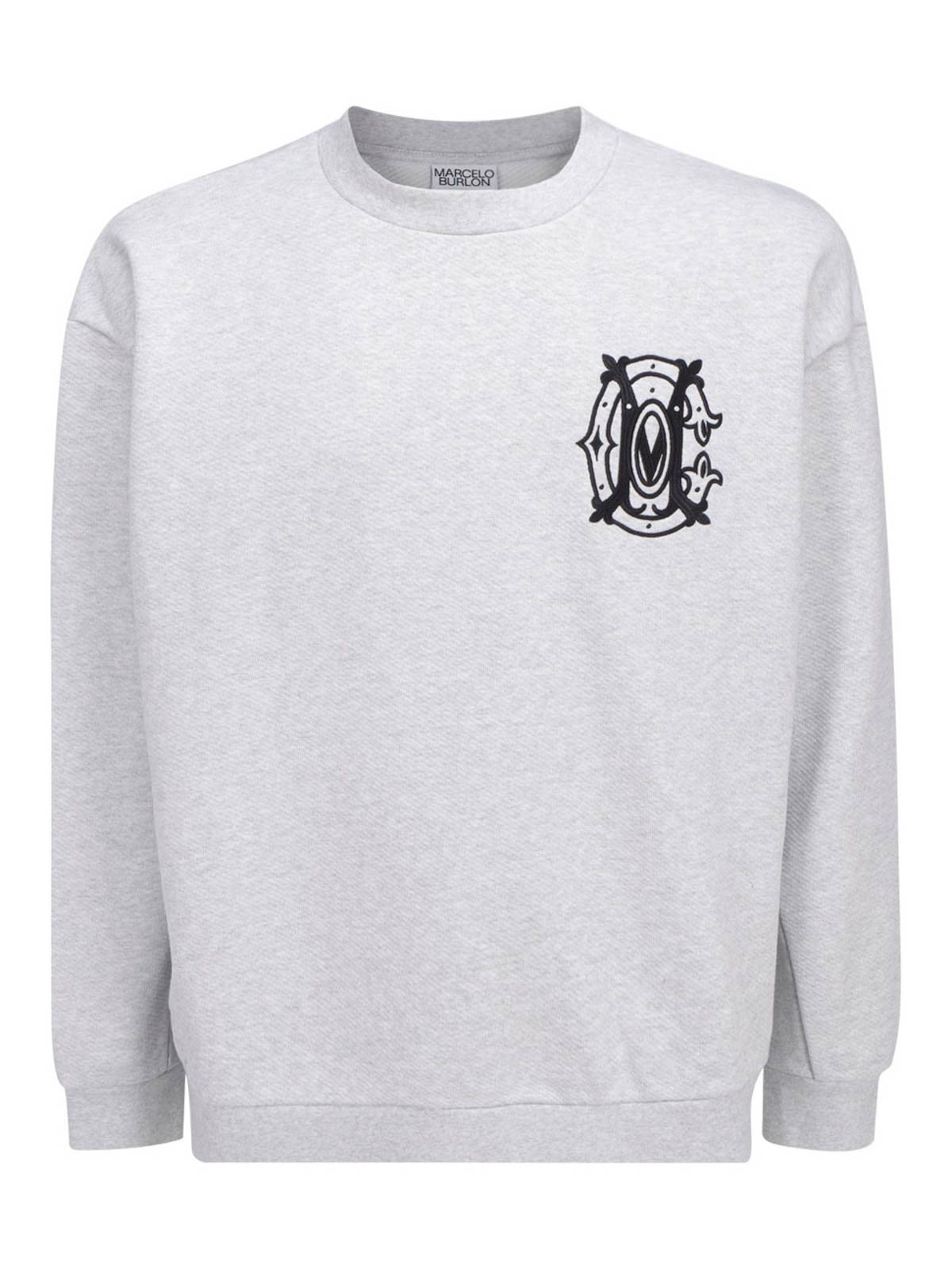 Mélange cotton sweatshirt CMBA049R21FLE0020810 (MARCELO BURLON / スウェット・フーディー ) | MARCELO BURLON (マルセロ・ブロン)