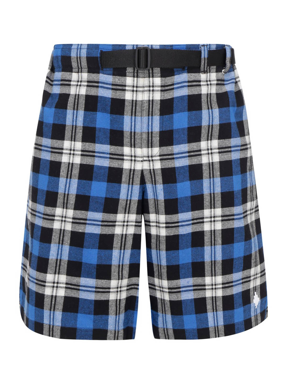 Checked cotton blend shorts CMCB067R21FAB0011045 (MARCELO BURLON / ショートパンツ ) | MARCELO BURLON (マルセロ・ブロン)