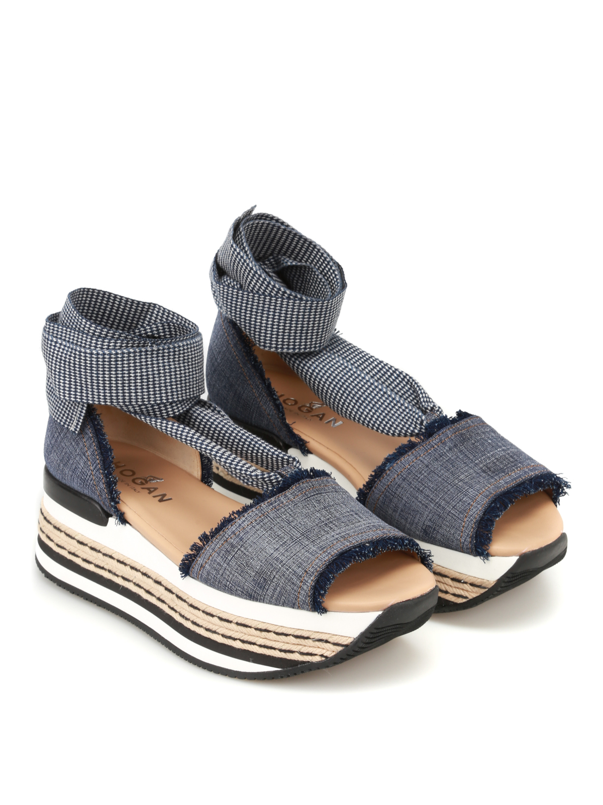 H360 flatform espadrilles sandals HXW3600AH40FEQU802 (HOGAN / サンダル ) | HOGAN (ホーガン)(1)