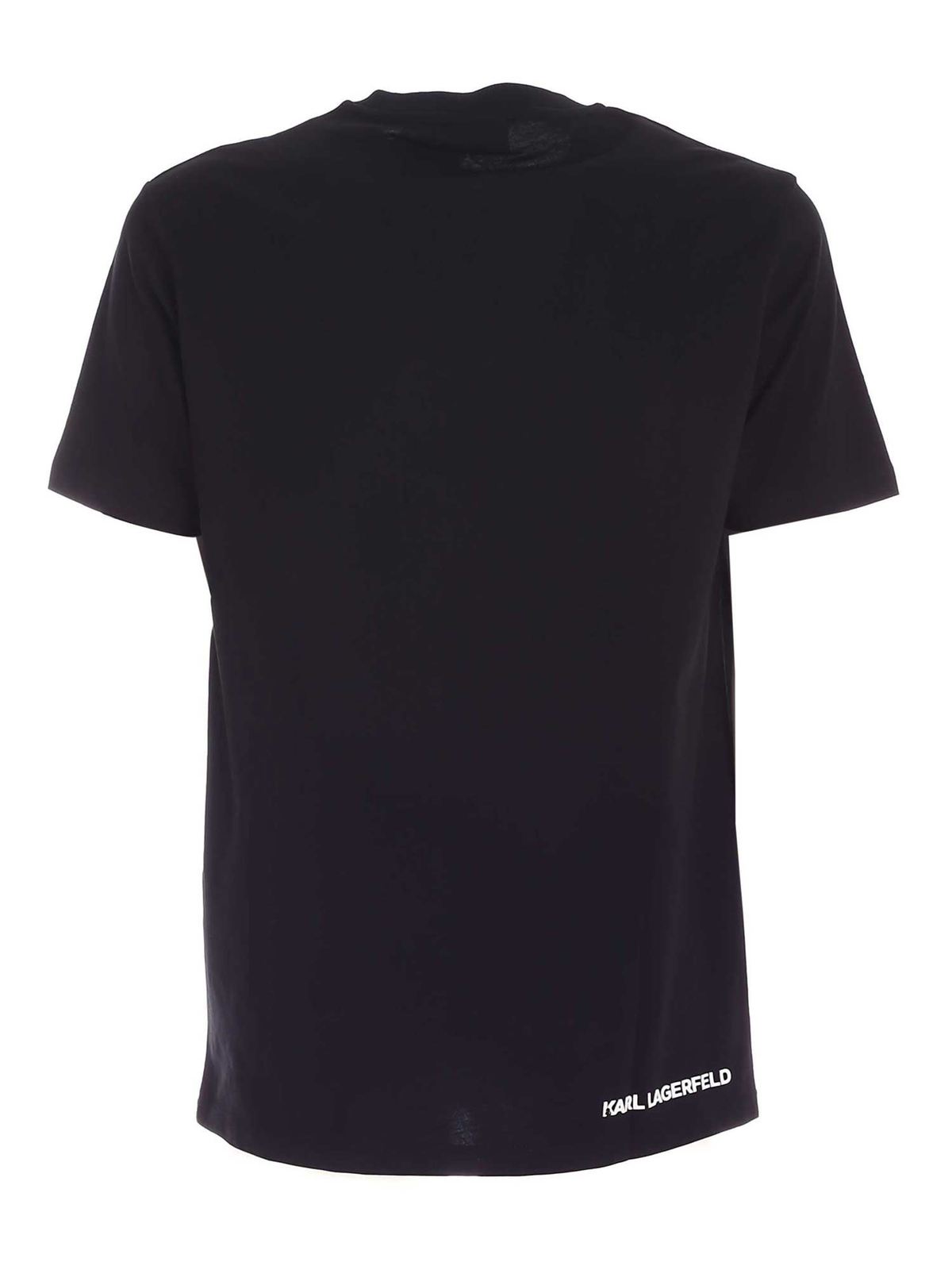 Karl T-shirt in black 755104512224990 (KARL LAGERFELD / Tシャツ・カットソー ) | KARL LAGERFELD (カール・ラガーフェルド)(1)
