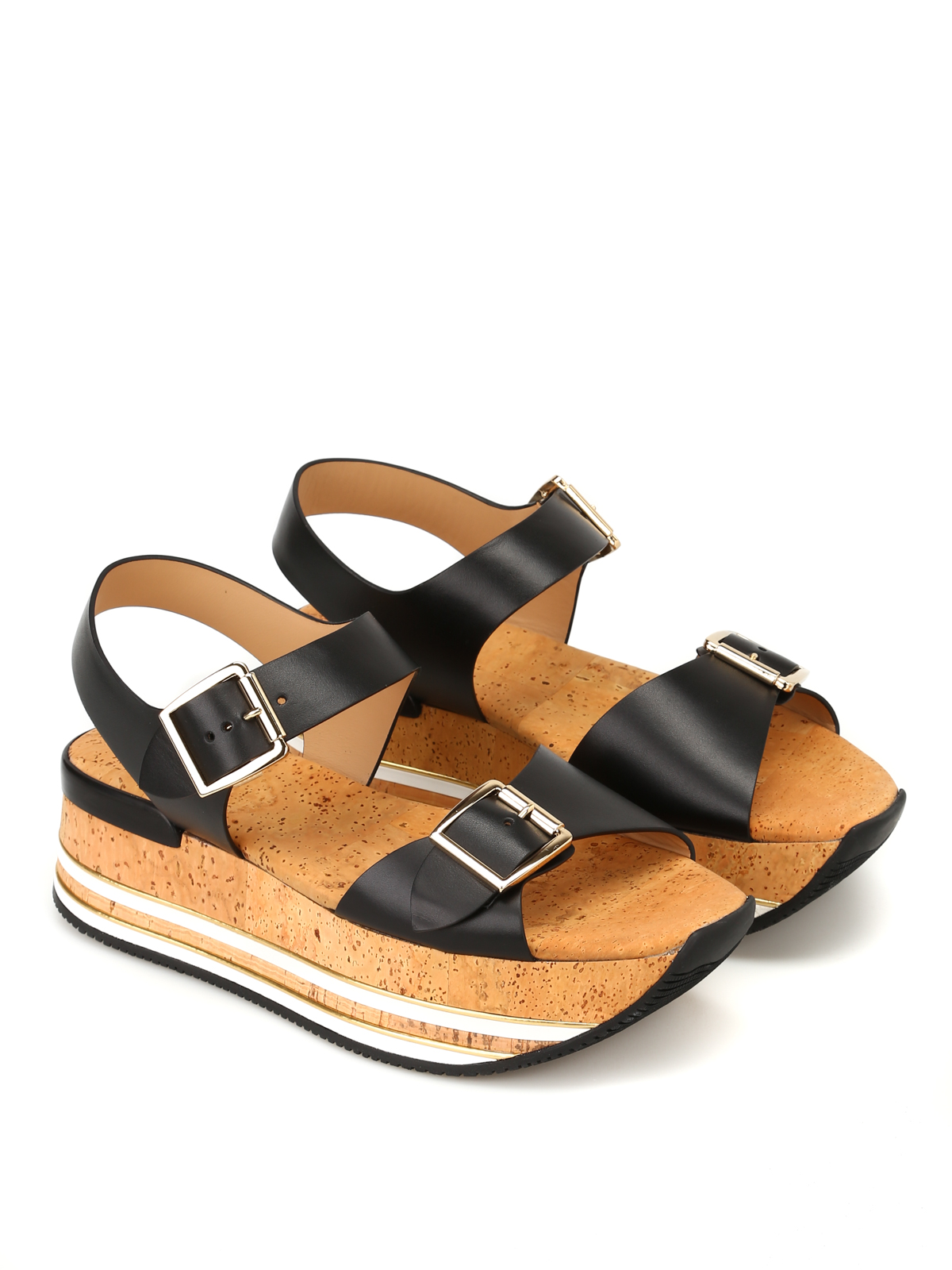 H354 platform black sandals HXW3540AA40KLAB999 (HOGAN / サンダル ) | HOGAN (ホーガン)(1)