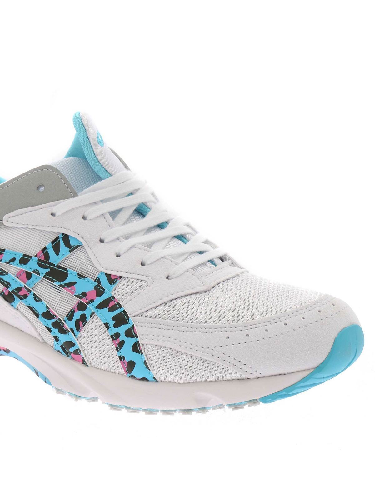 Tarther SC sneakers in white and light blue 1203A190100 (Comme Des Garçons SHIRT / スニーカー ) | Comme Des Garçons SHIRT (コムデギャルソン シャツ)(3)