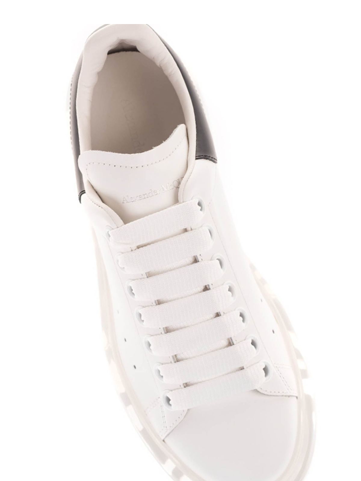 Oversize sneakers in white and black 611698WHX989061 (Alexander McQUEEN / スニーカー ) | Alexander McQUEEN (アレキサンダー・マックイーン)(3)