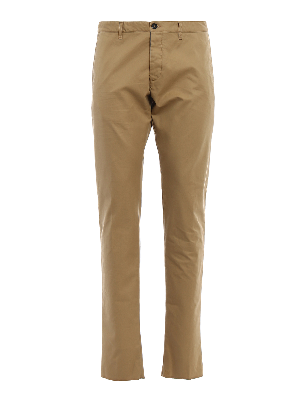 Beige cotton denim chino trousers S71KB0074S41794154 (Dsquared2 / パンツ ) | Dsquared2 (ディースクエアード)