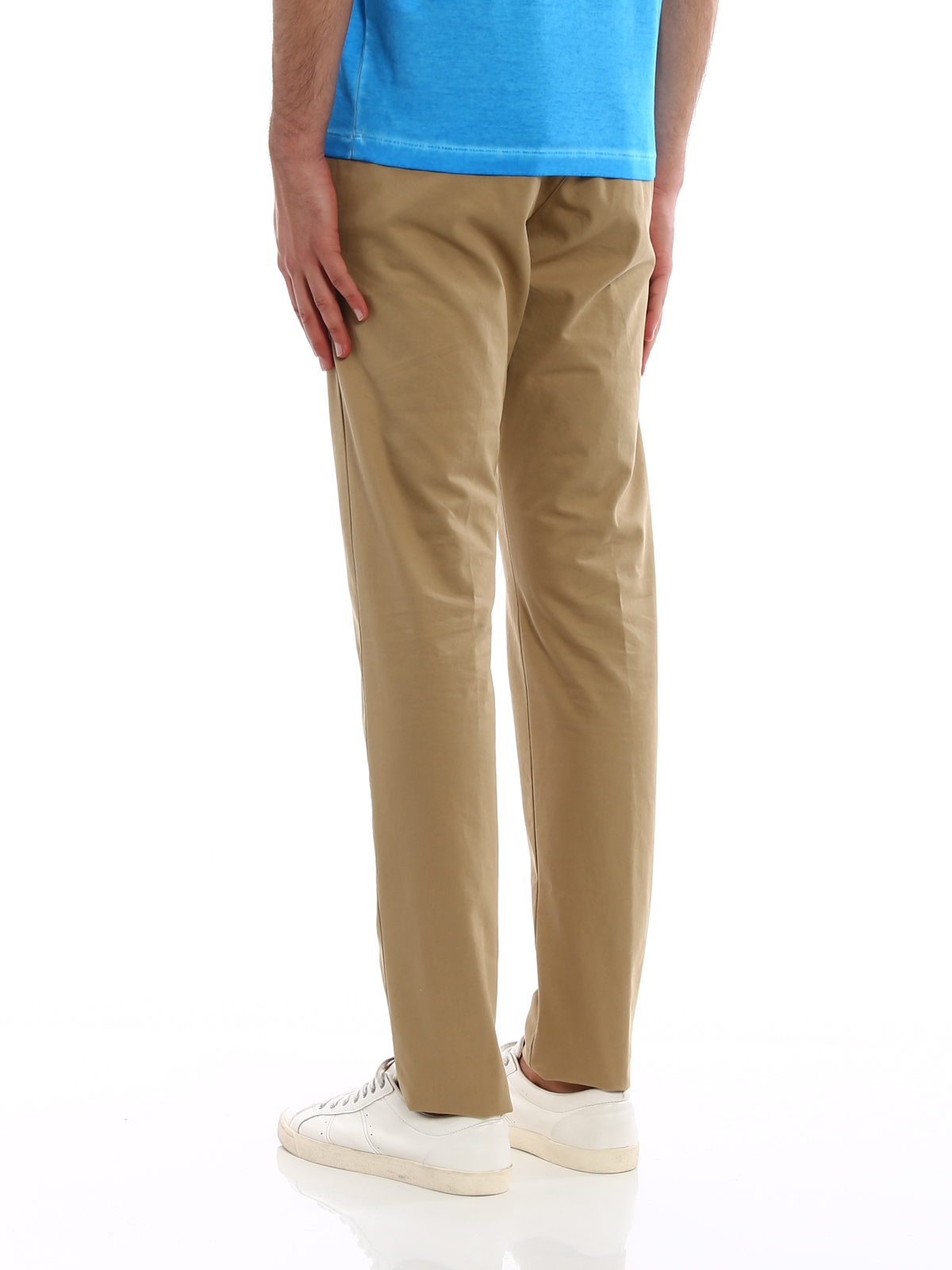 Beige cotton denim chino trousers S71KB0074S41794154 (Dsquared2 / パンツ ) | Dsquared2 (ディースクエアード)(3)