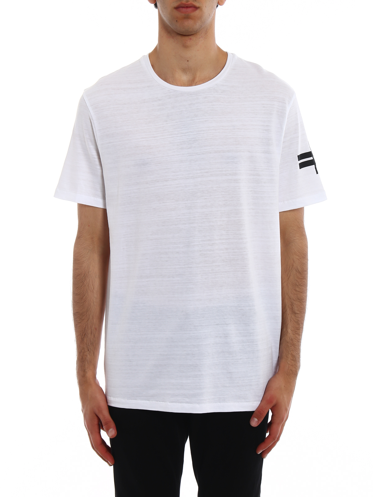 Loose regular cotton T-shirt BJT396AG515526 (NEIL BARRETT / Tシャツ・カットソー ) | NEIL BARRETT (ニールバレット)(2)