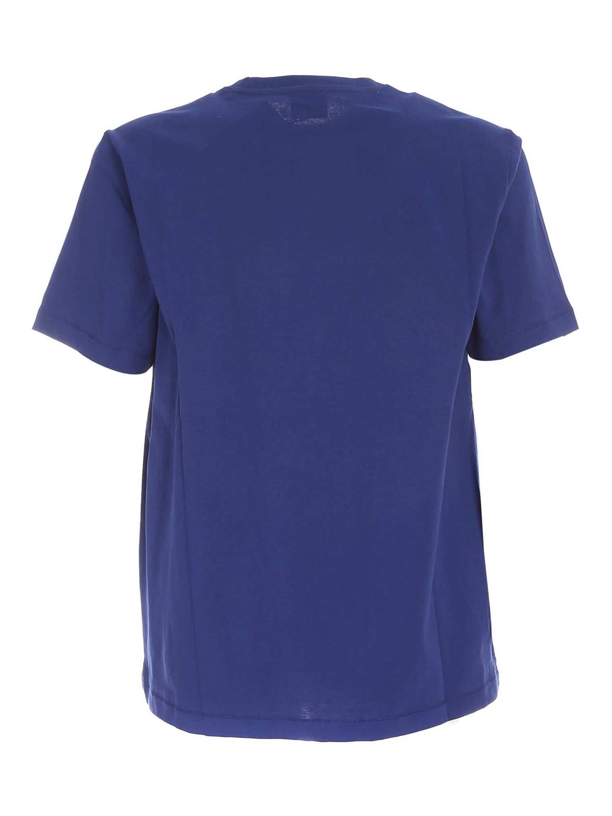 Contrasting logo T-shirt in blue M2R226TGP247145 (Paul Smith / Tシャツ・カットソー ) | Paul Smith (ポール・スミス)(1)