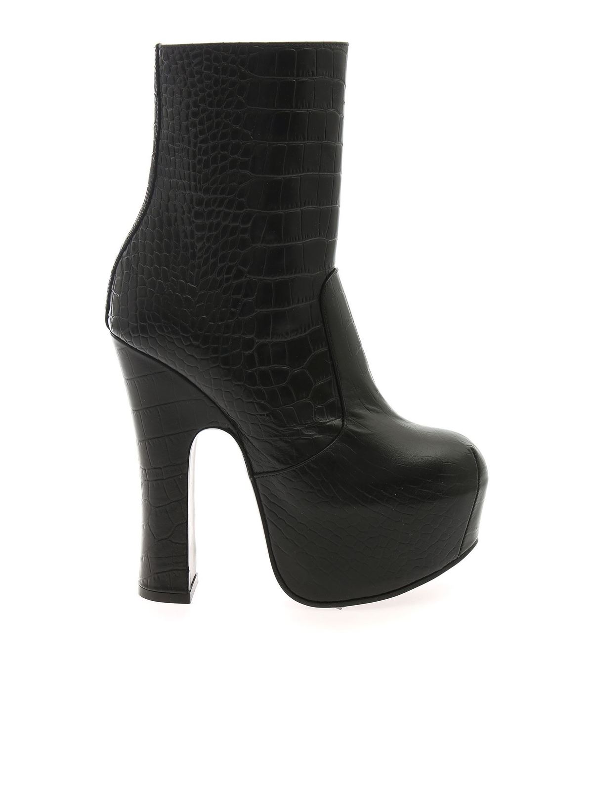 Elevated ankle boots in black 71010001WL001AN401 (Vivienne Westwood / ブーツ ) | Vivienne Westwood (ヴィヴィアン・ウェストウッド)