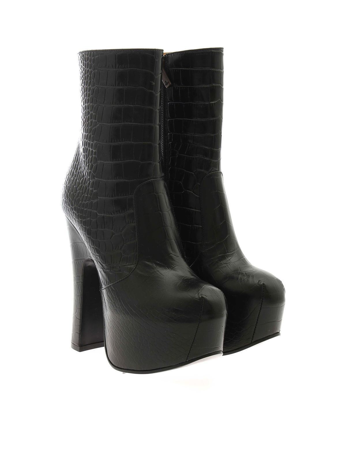Elevated ankle boots in black 71010001WL001AN401 (Vivienne Westwood / ブーツ ) | Vivienne Westwood (ヴィヴィアン・ウェストウッド)(1)