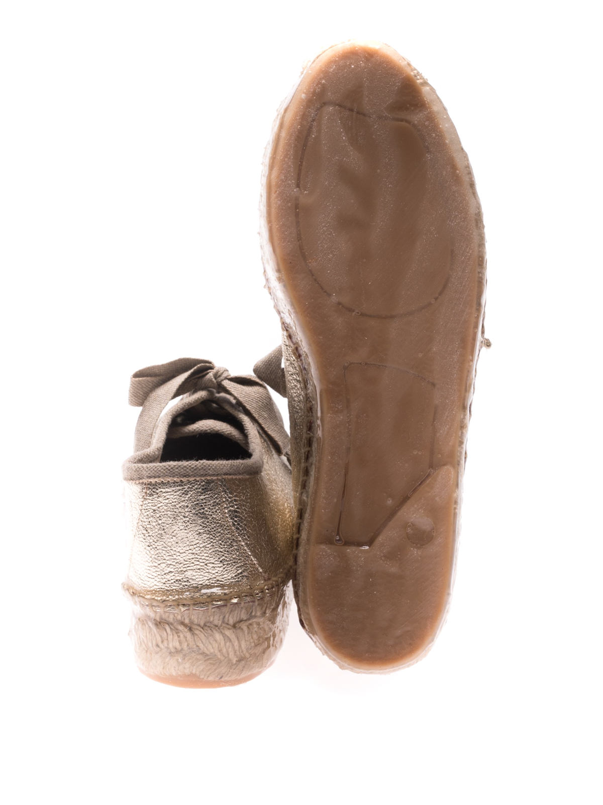 Lace-up gold leather espadrilles M4701B (PREMIATA / レースアップ ) | PREMIATA (プレミアータ)(4)
