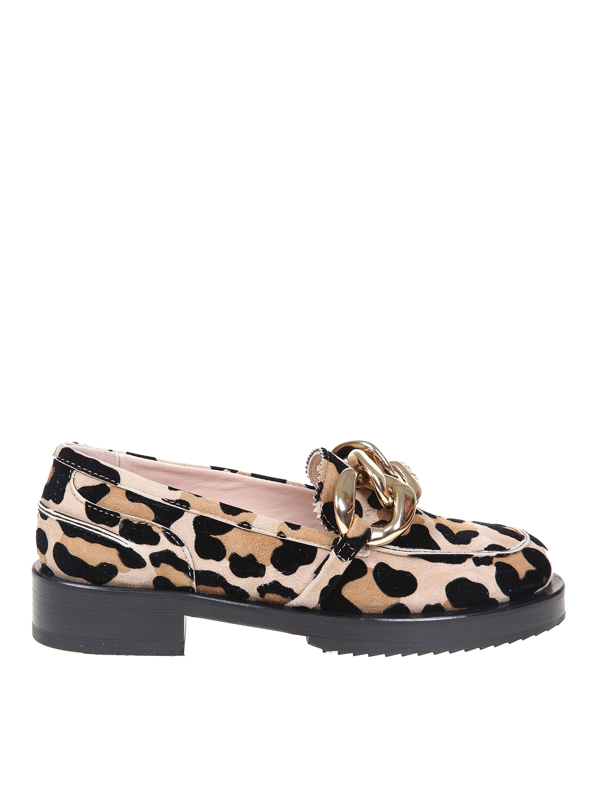 Leopard patterned suede loafers 21ISP02260226X001 (N°21 / ローファー ) | N°21 (ヌメロ ヴェントゥーノ)