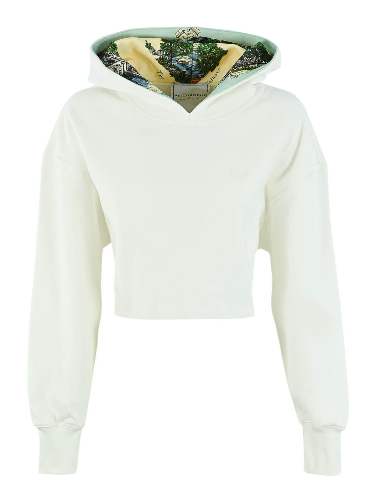 Cotton cropped hoodie J170157472 (PHILOSOPHY / スウェット・フーディー ) | PHILOSOPHY (フィロソフィ)
