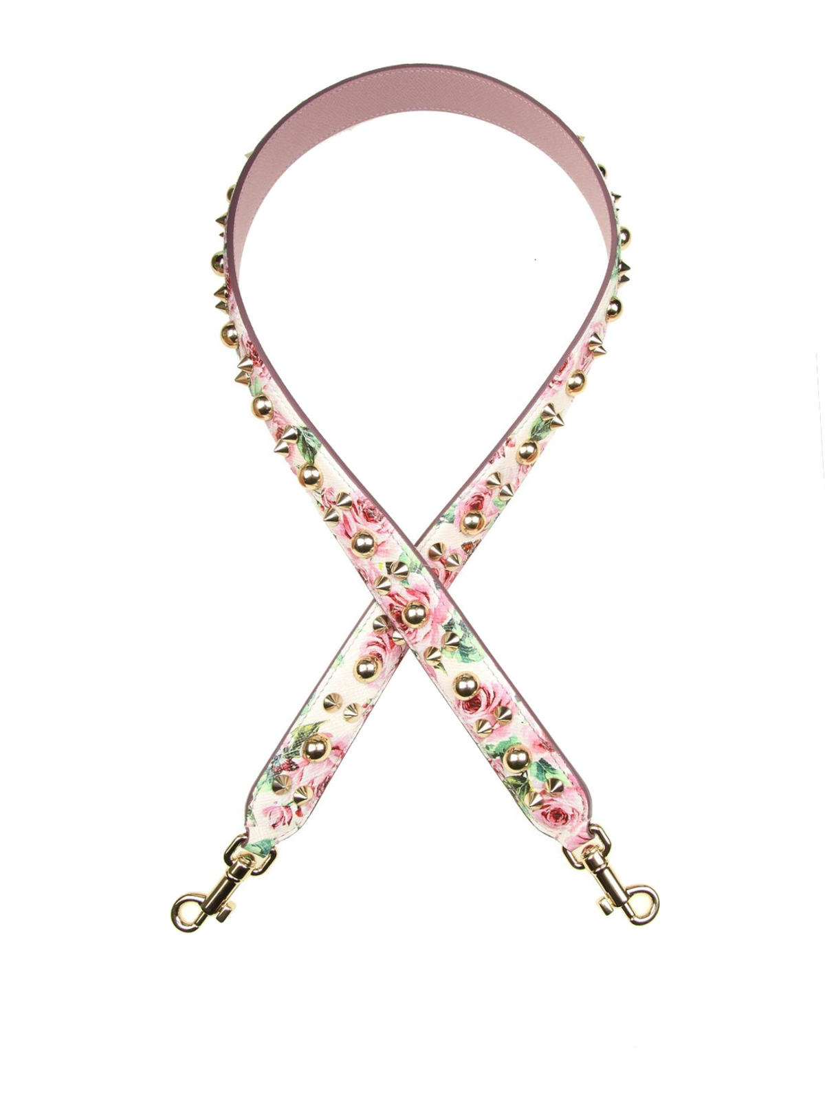 Rose print leather shoulder strap BI0945AH535HAH41 (Dolce & Gabbana / バッグアクセサリー ) | Dolce & Gabbana (ドルチェガッバーナ)