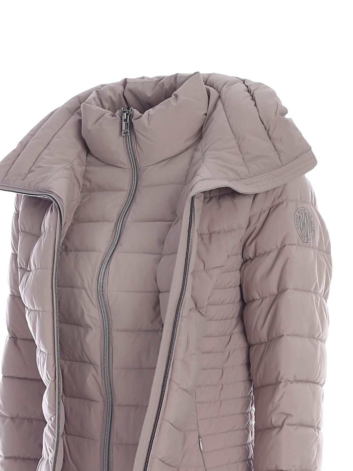 Waisted down jacket in grey DL1MP298THI (DKNY / コート・ダウン ) | DKNY (ディーケーエヌワイ)(2)
