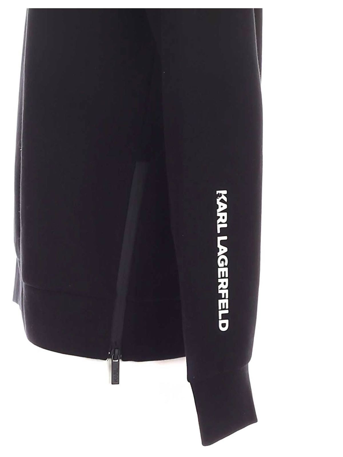 Logo sweatshirt in black 705005512913990 (KARL LAGERFELD / スウェット・フーディー ) | KARL LAGERFELD (カール・ラガーフェルド)(2)