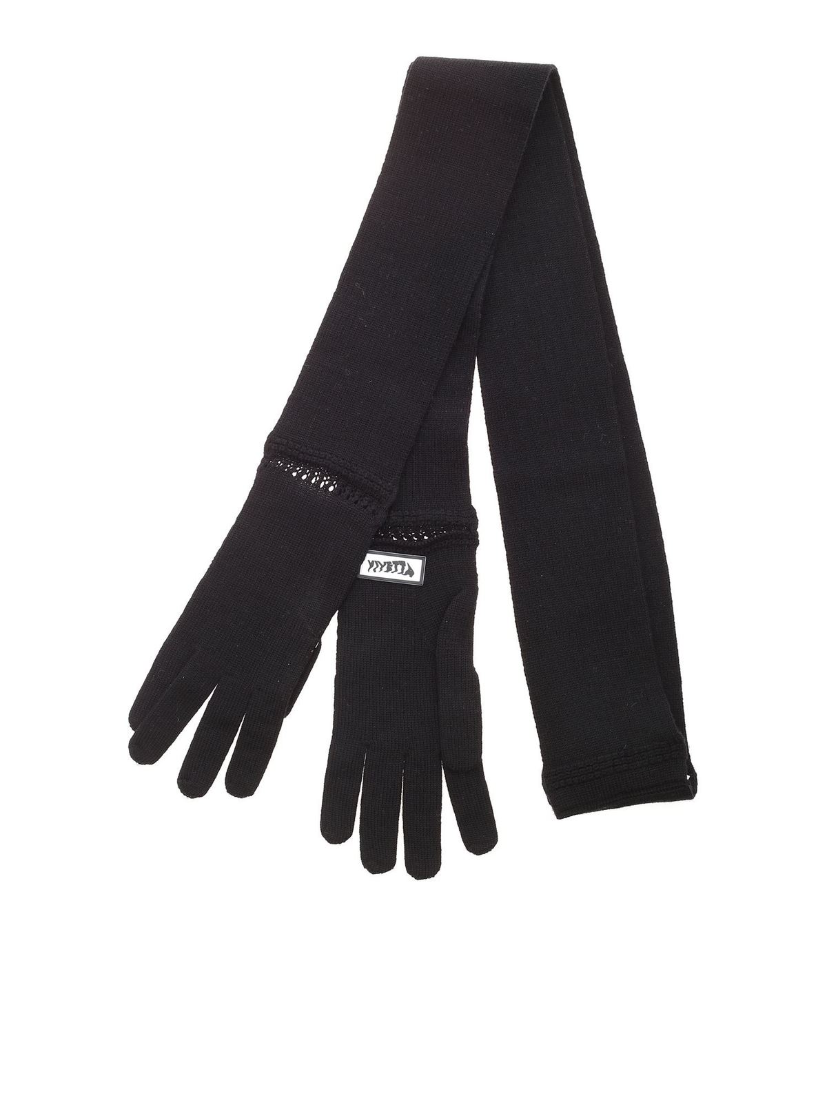 Glove detail scarf in black 21IV2M1300070109000 (VIVETTA / スカーフ・マフラー ) | VIVETTA (ヴィヴェッタ)