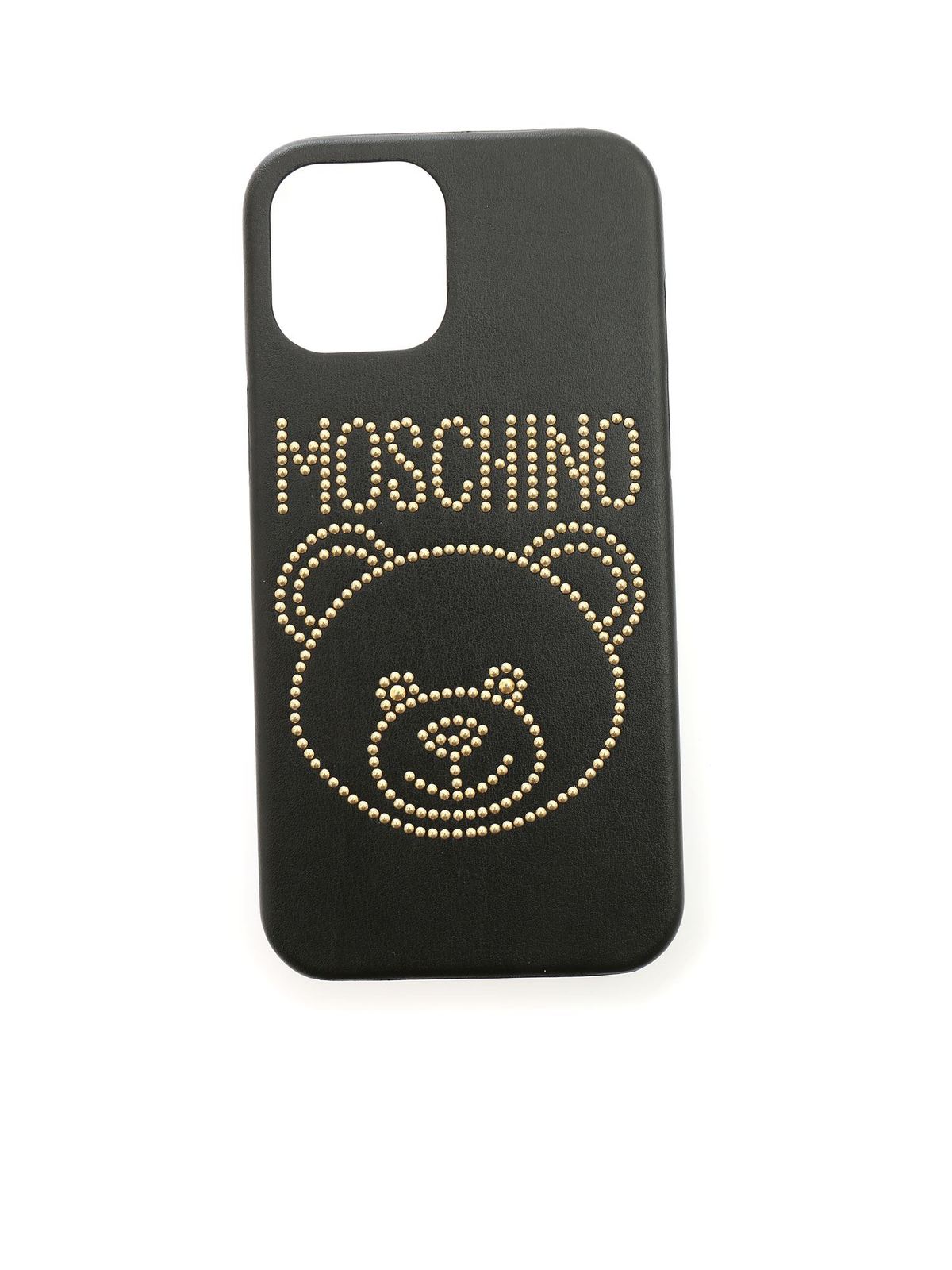 Teddy case in black 791383021555 (MOSCHINO / テックアイテム ) | MOSCHINO (モスキーノ)