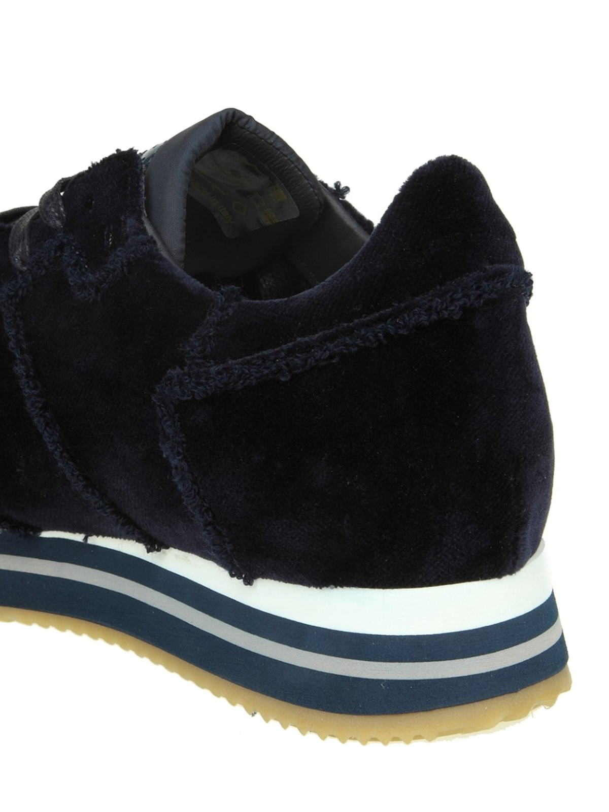 Tropez Higher velour bleu velvet sneakers THLDER03 (PHILIPPE MODEL / スニーカー ) | PHILIPPE MODEL (フィリップモデル)(2)