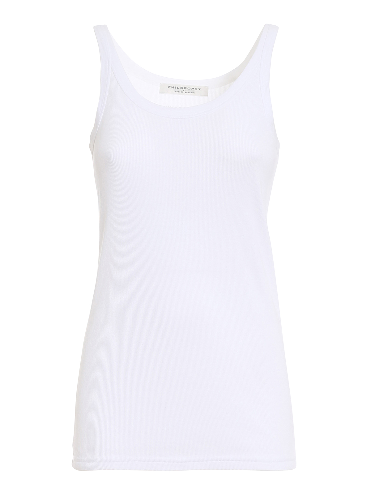 Ribbed cotton top 080807840002 (PHILOSOPHY / タンクトップ・キャミソール ) | PHILOSOPHY (フィロソフィ)