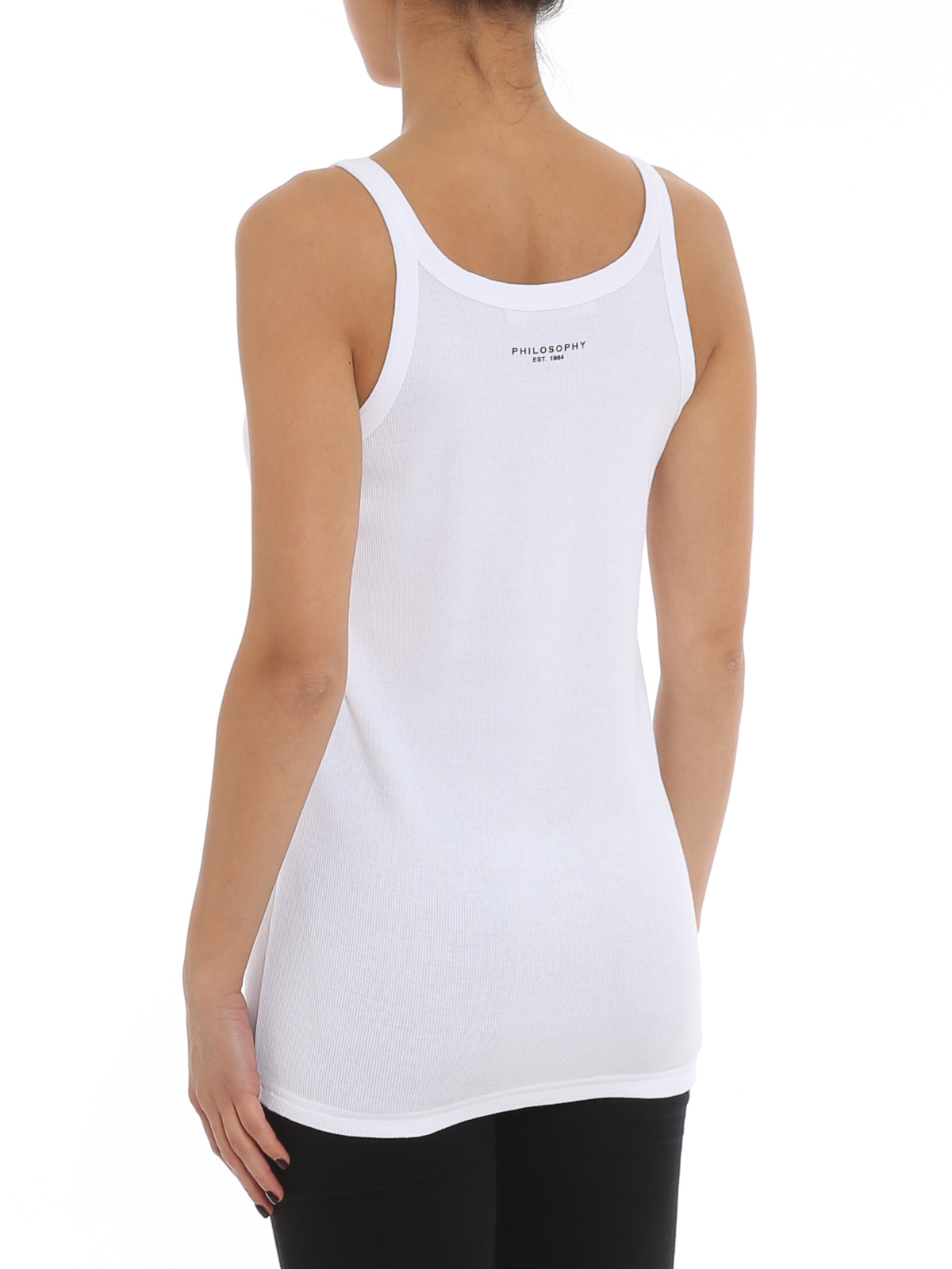 Ribbed cotton top 080807840002 (PHILOSOPHY / タンクトップ・キャミソール ) | PHILOSOPHY (フィロソフィ)(3)