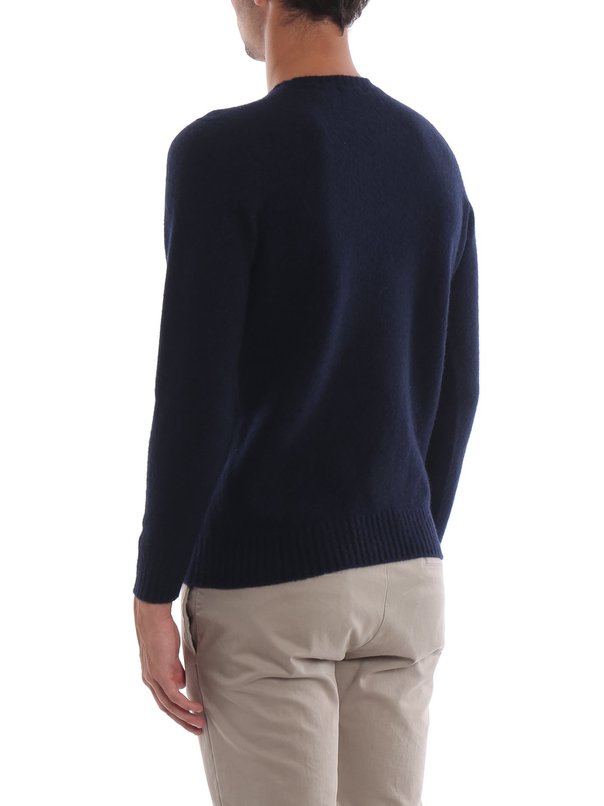 Blue brushed lambswool sweater D8W103G790 (Drumohr / ニット・セーター・カーディガン ) | Drumohr (ドルモア)(3)