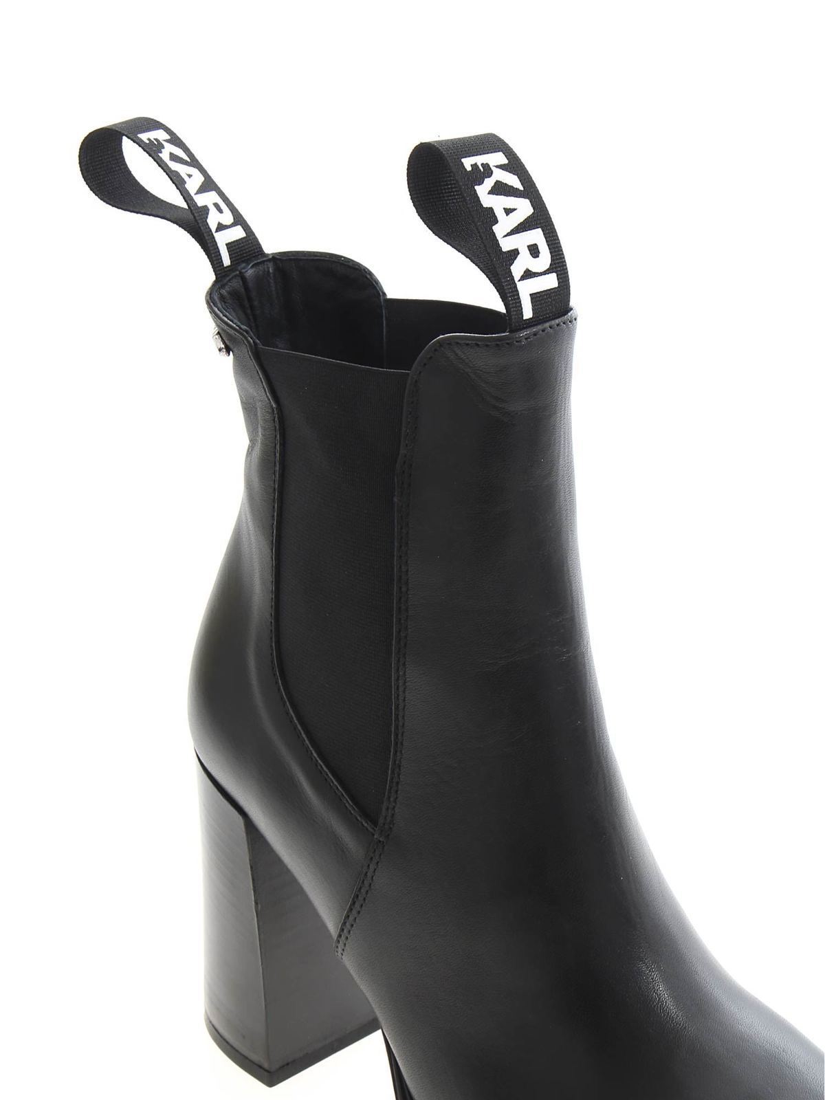 Voyage ankle boots in black KL30166000 (KARL LAGERFELD / ブーツ ) | KARL LAGERFELD (カール・ラガーフェルド)(3)