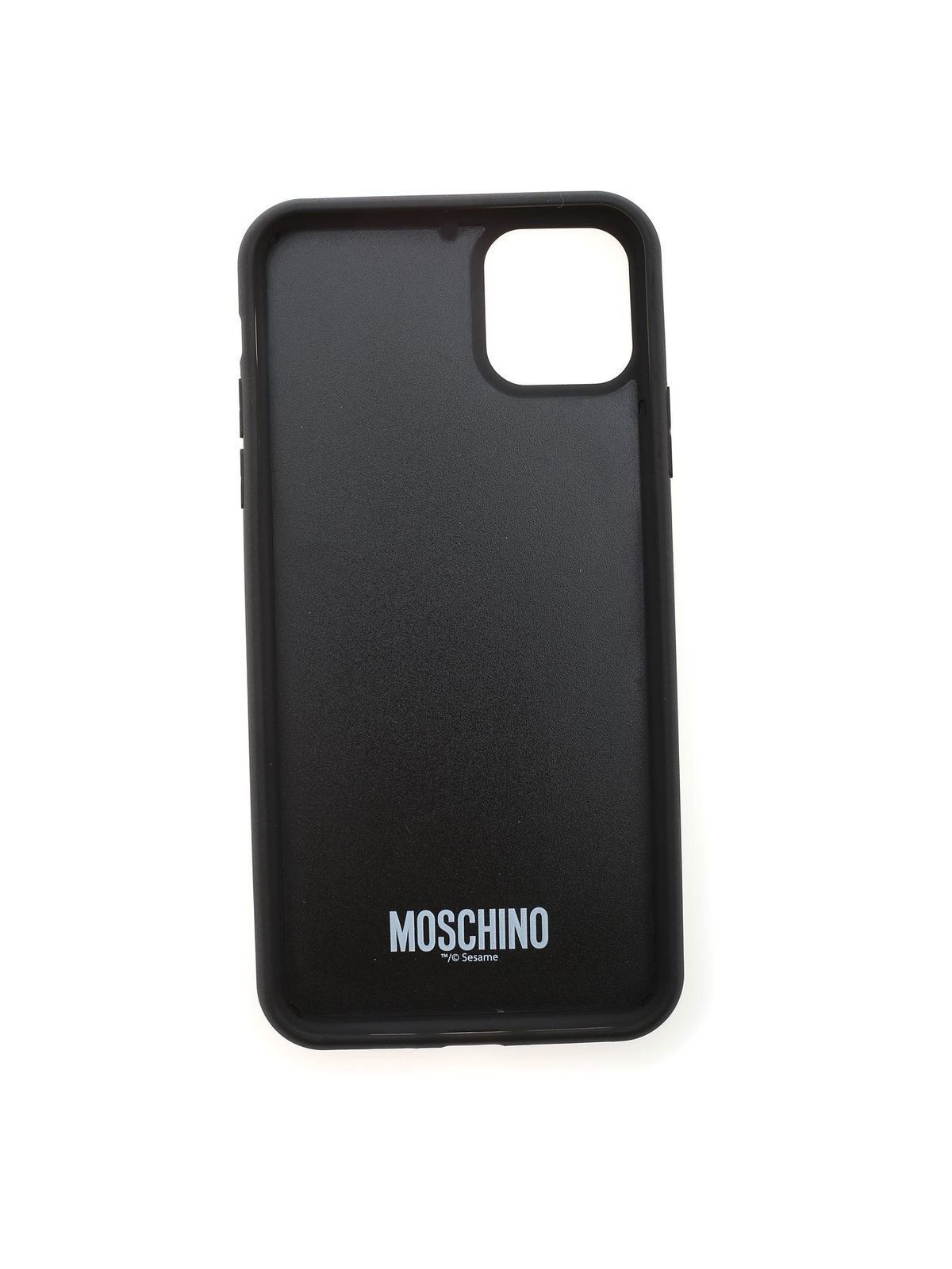 iPhone 11 Pro Max Sesame Street© cover in bla 797183522555 (MOSCHINO / テックアイテム ) | MOSCHINO (モスキーノ)(1)