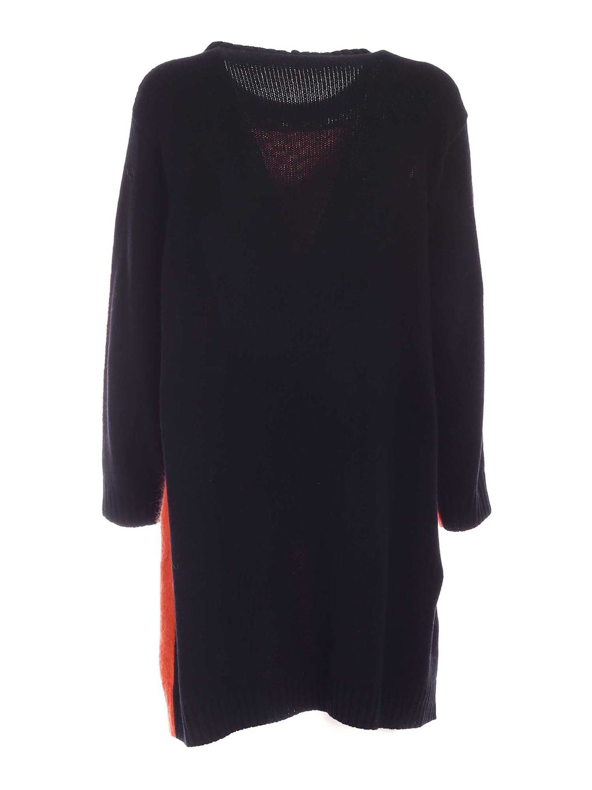 Knit dress in orange and black 21IV2S0AH0170799003 (VIVETTA / ワンピース・ドレス・オールインワン ) | VIVETTA (ヴィヴェッタ)(1)