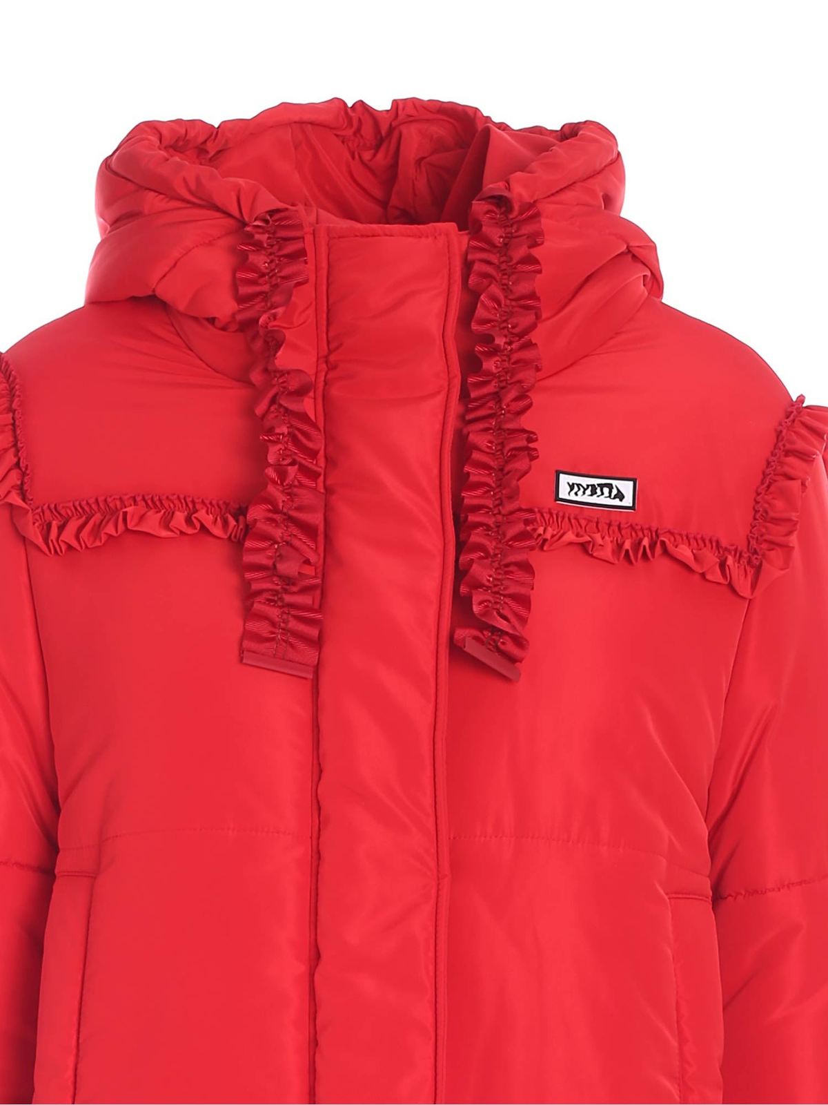 Padded jacket with rouches in red 21IV2M0J02150394635 (VIVETTA / カジュアルジャケット・ベスト ) | VIVETTA (ヴィヴェッタ)(2)
