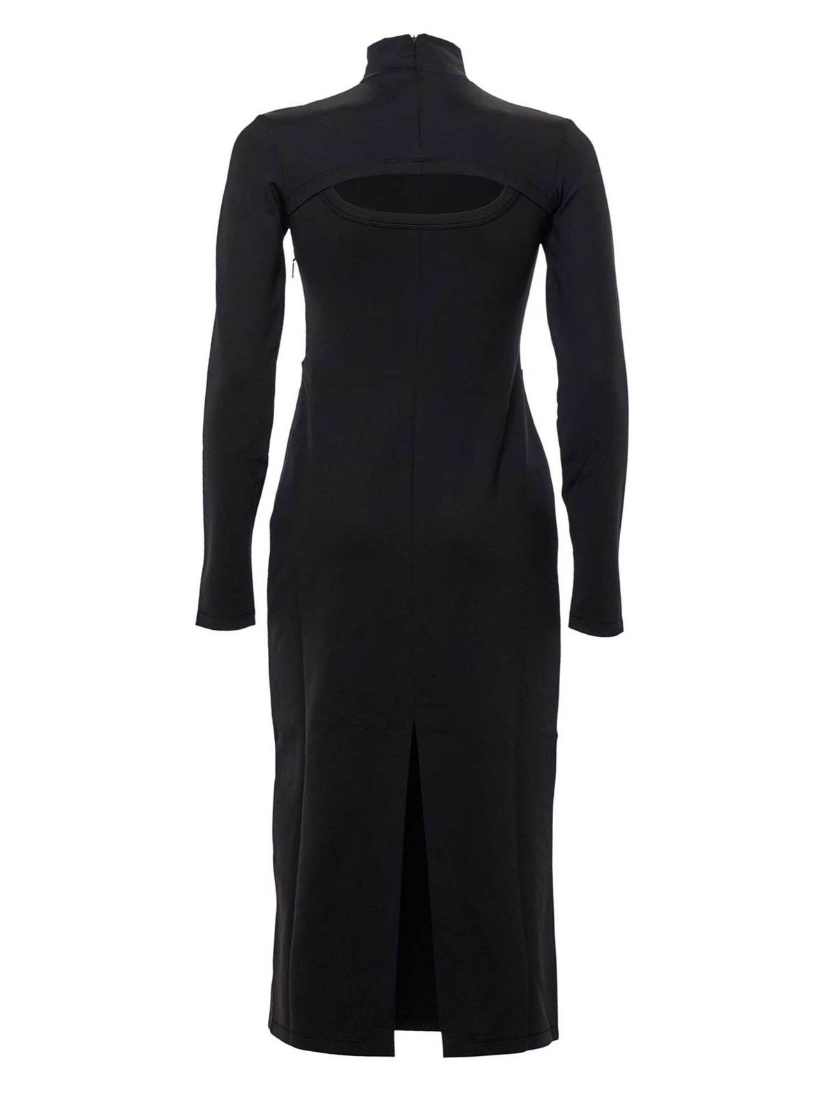 Cut out dress in black BWDB014F21JER0011000 (AMBUSH / ワンピース・ドレス・オールインワン ) | AMBUSH (アンブッシュ)(1)