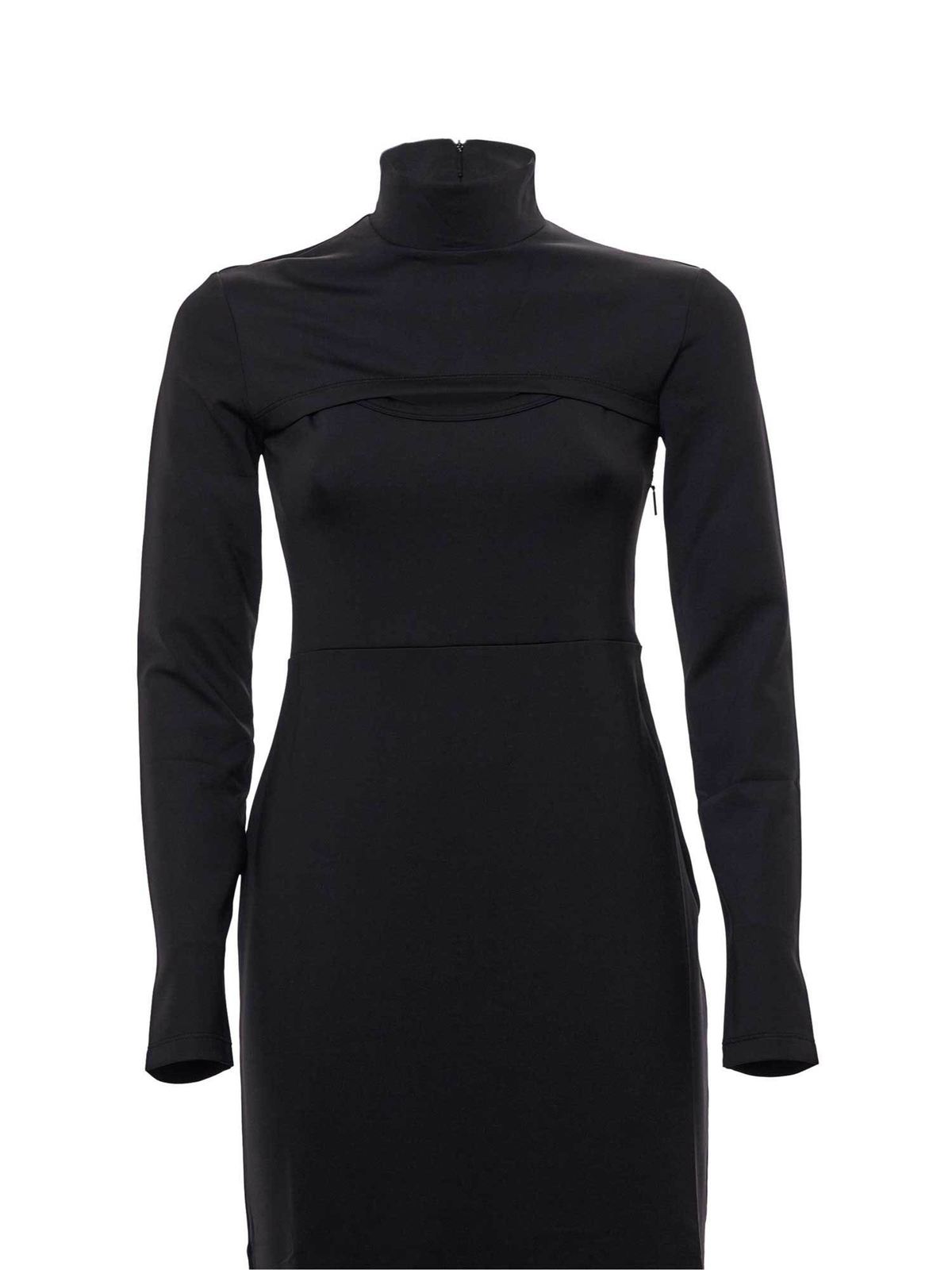 Cut out dress in black BWDB014F21JER0011000 (AMBUSH / ワンピース・ドレス・オールインワン ) | AMBUSH (アンブッシュ)(2)